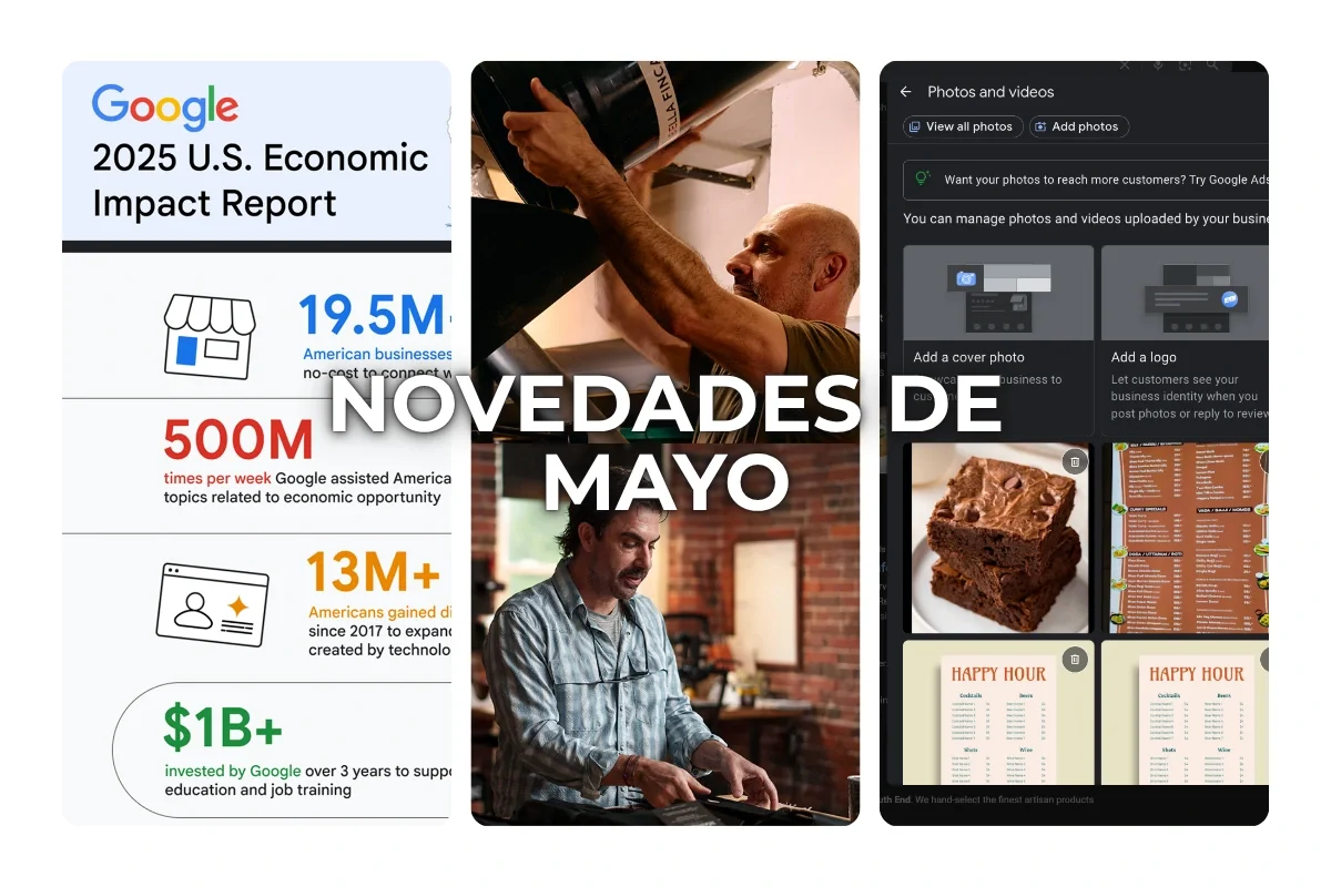 Novedades de Google Business Profile en mayo de 2026 sobre reseñas, fotos y guías por sector