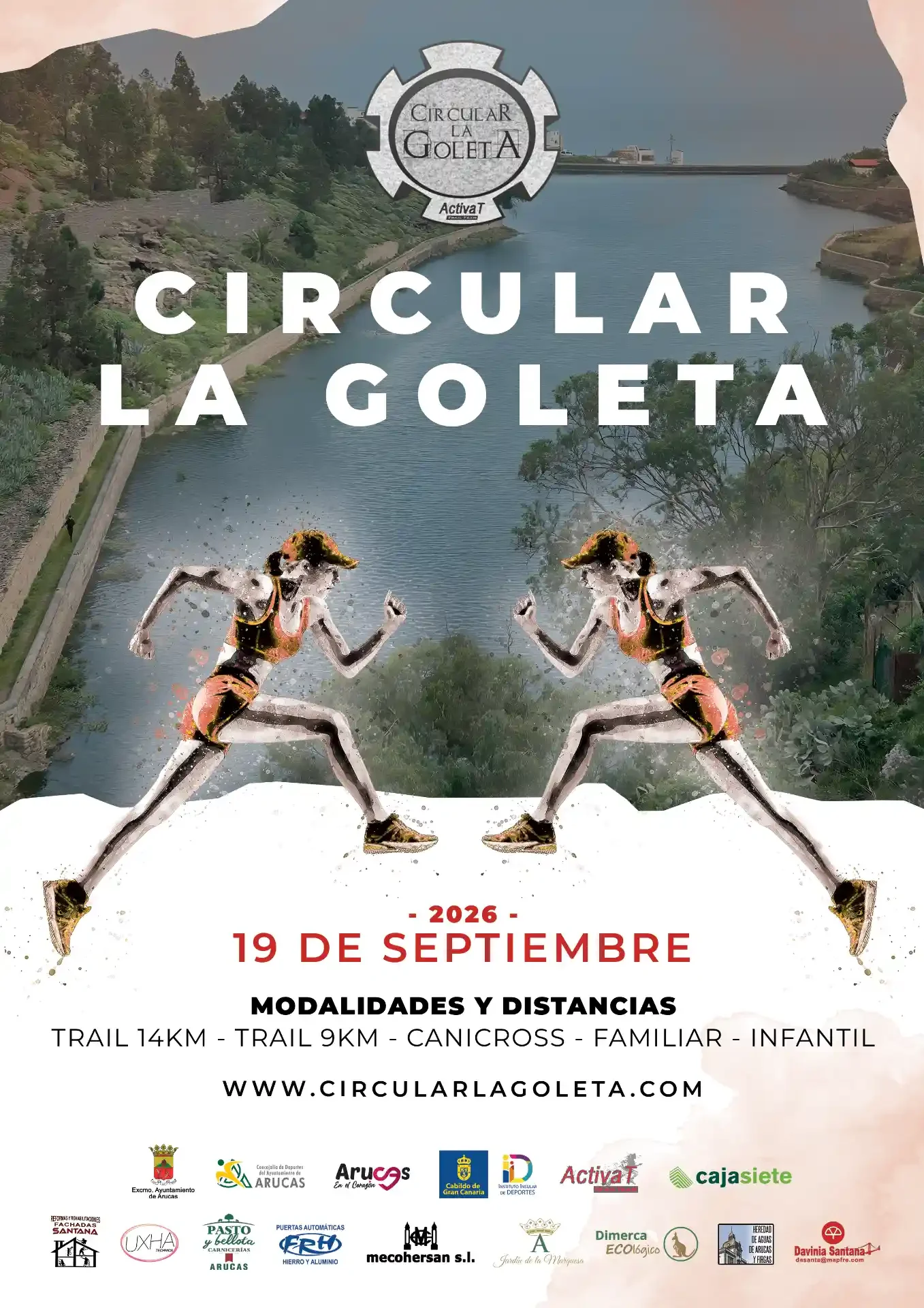 Cartel oficial de la Circular La Goleta 2026 celebrada en Arucas