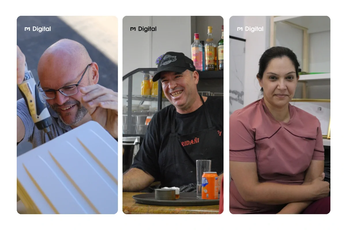 Collage de clientes de MP Digital de los sectores climatización, hostelería y bienestar