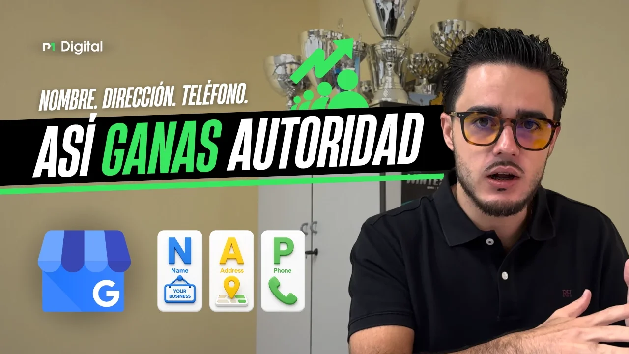 Miniatura del vídeo de YouTube en el que Marco Palacios explica cómo utilizar el NAP para mejorar el SEO Local