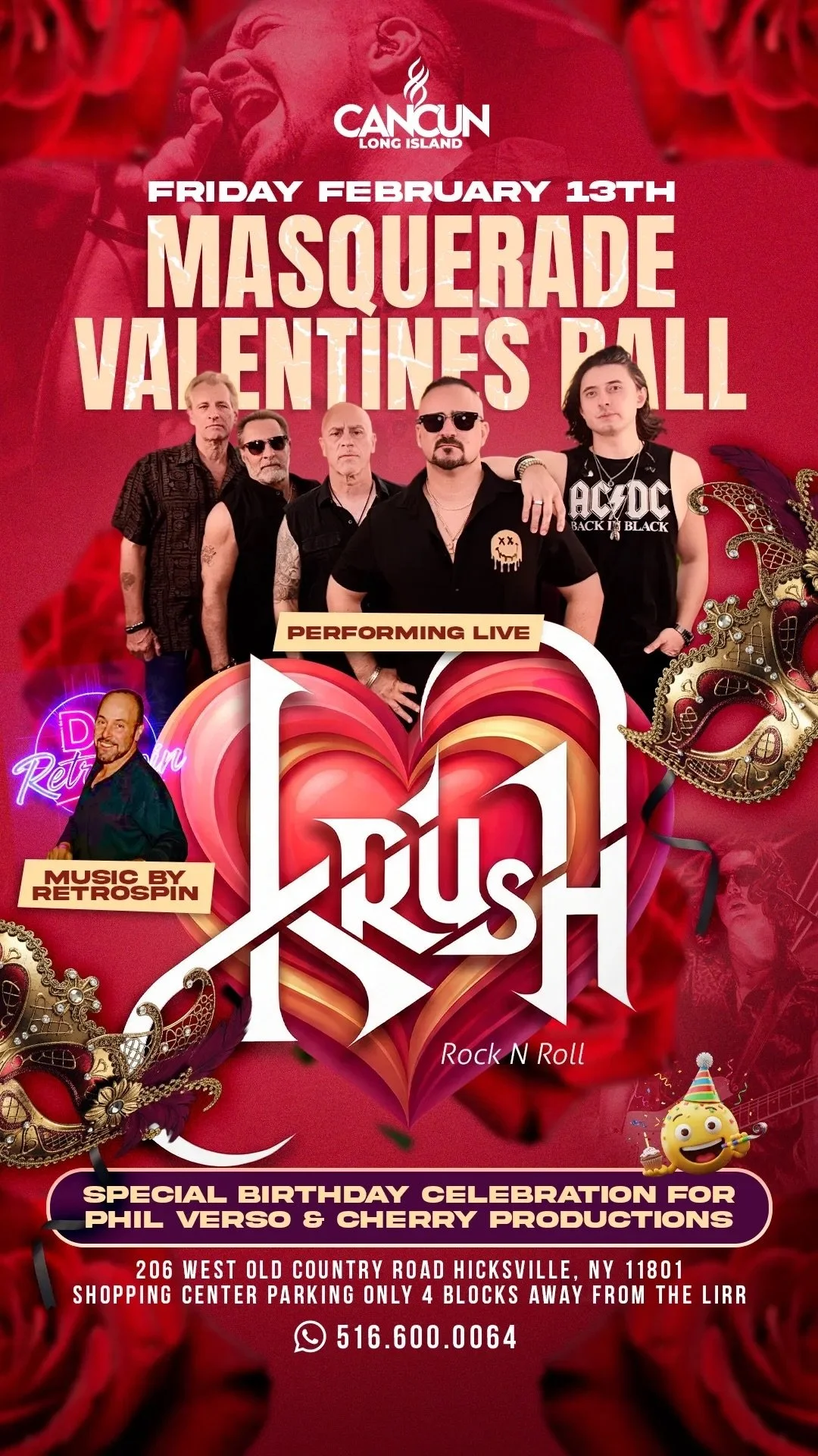 Friday 2/13- Live at Cancun, Hicksville, NY