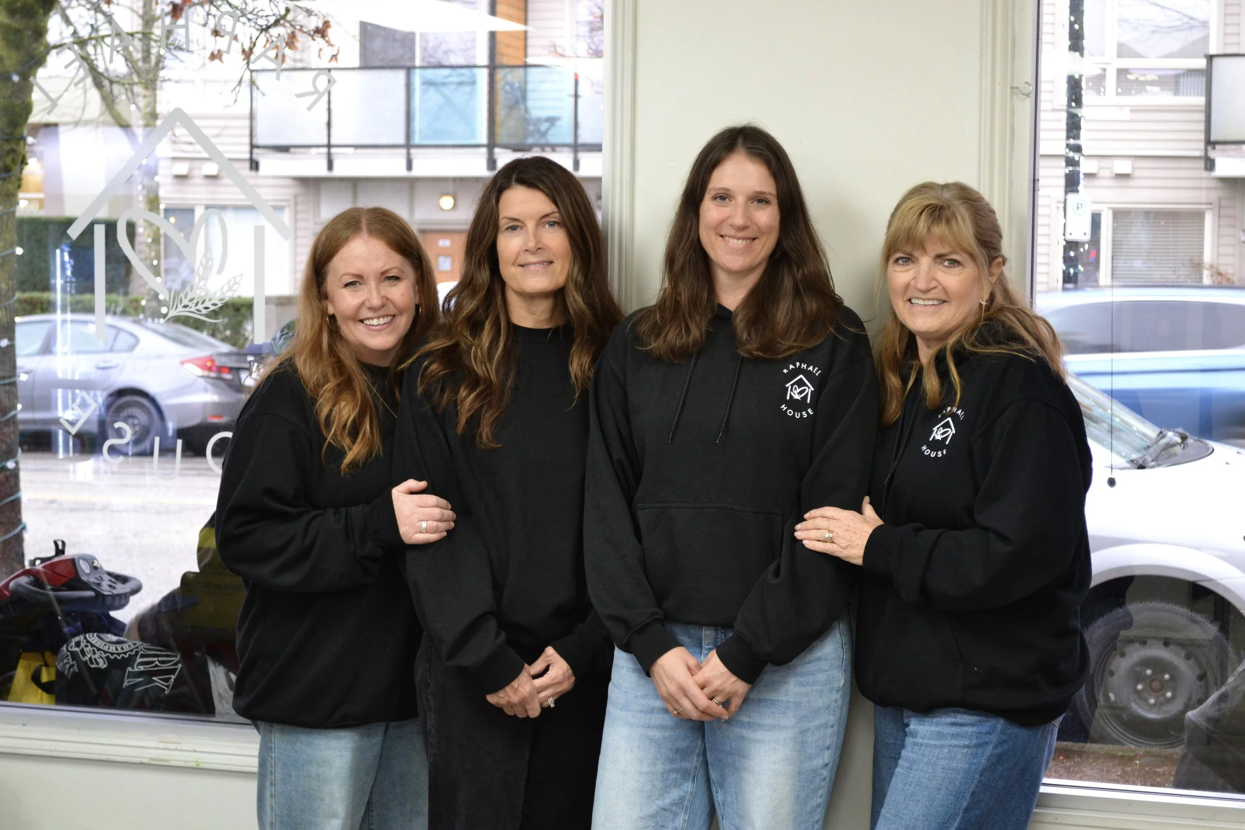 Raphael House team members and volunteers serving families in Langley BC
