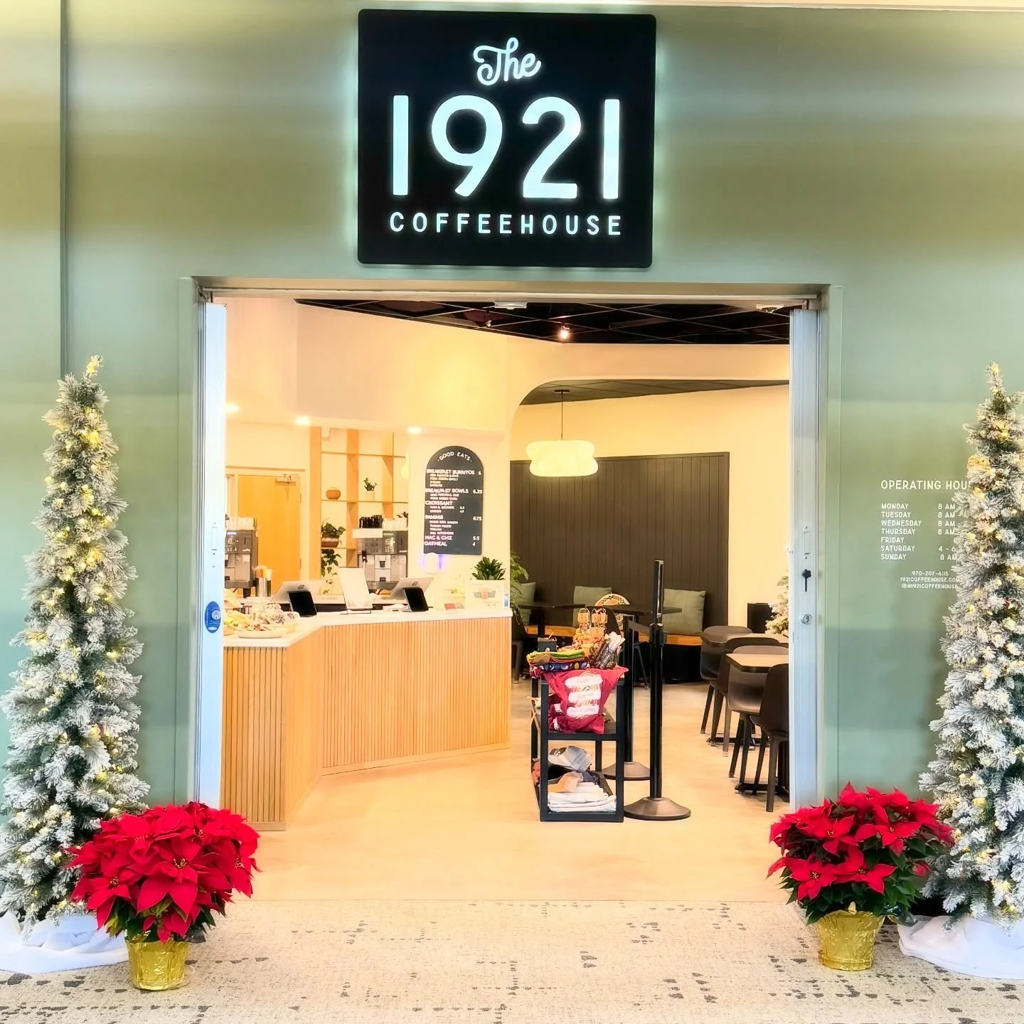 OPEN for Christmas Eve! Come visit 8 a.m. to 5 p.m. and enjoy a quiet moment with us.