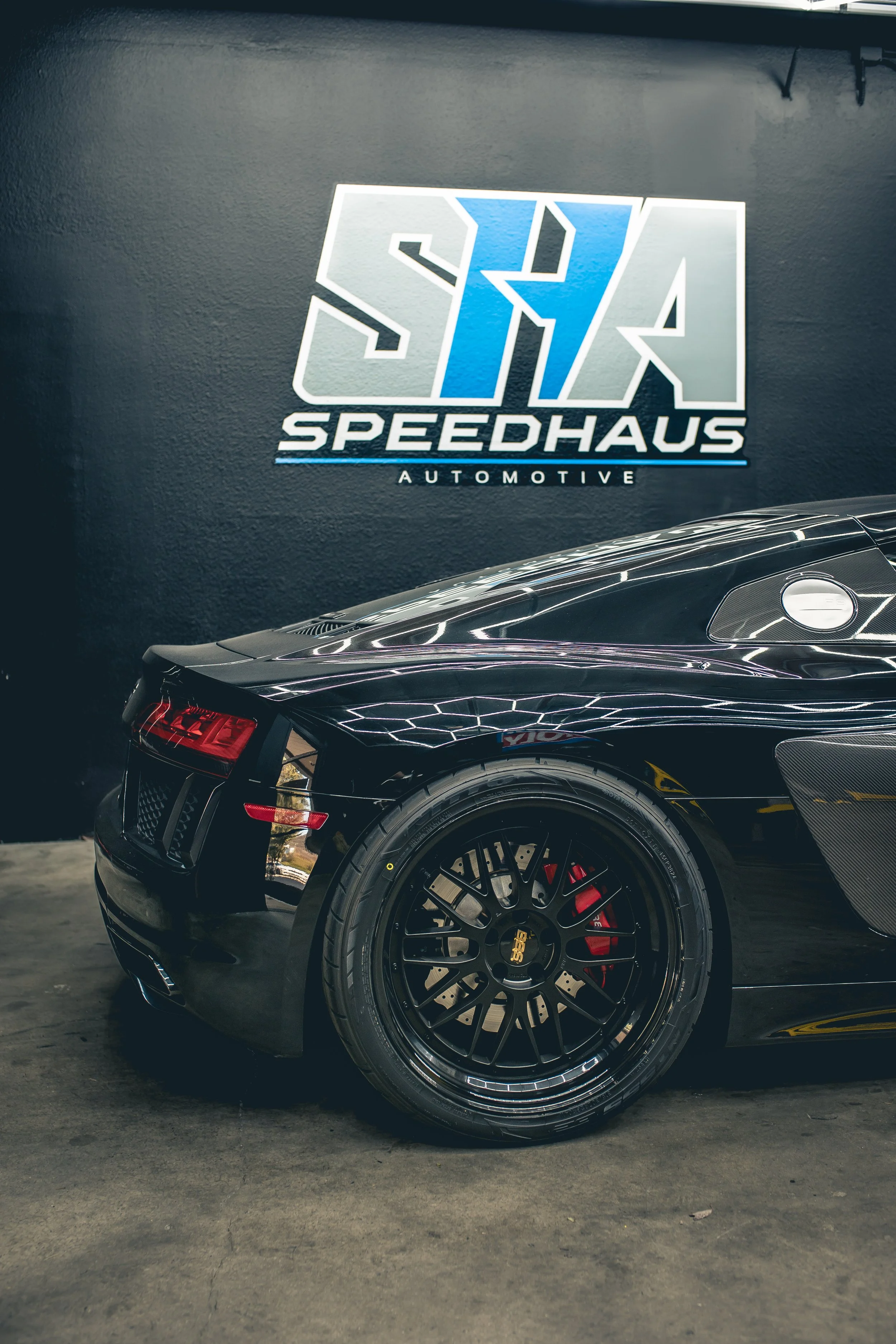 Audi R8 with BBS LM wheels