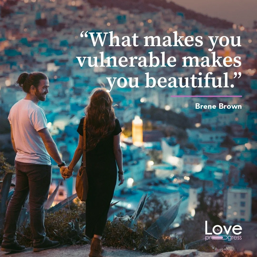 &quot;What makes you vulnerable, makes you beautiful&rdquo; @brenebrown. True love thrives in vulnerability. When you&rsquo;re willing to be your most honest self, you build a connection that is unbreakable. 💖 Embrace it and watch your relationship 