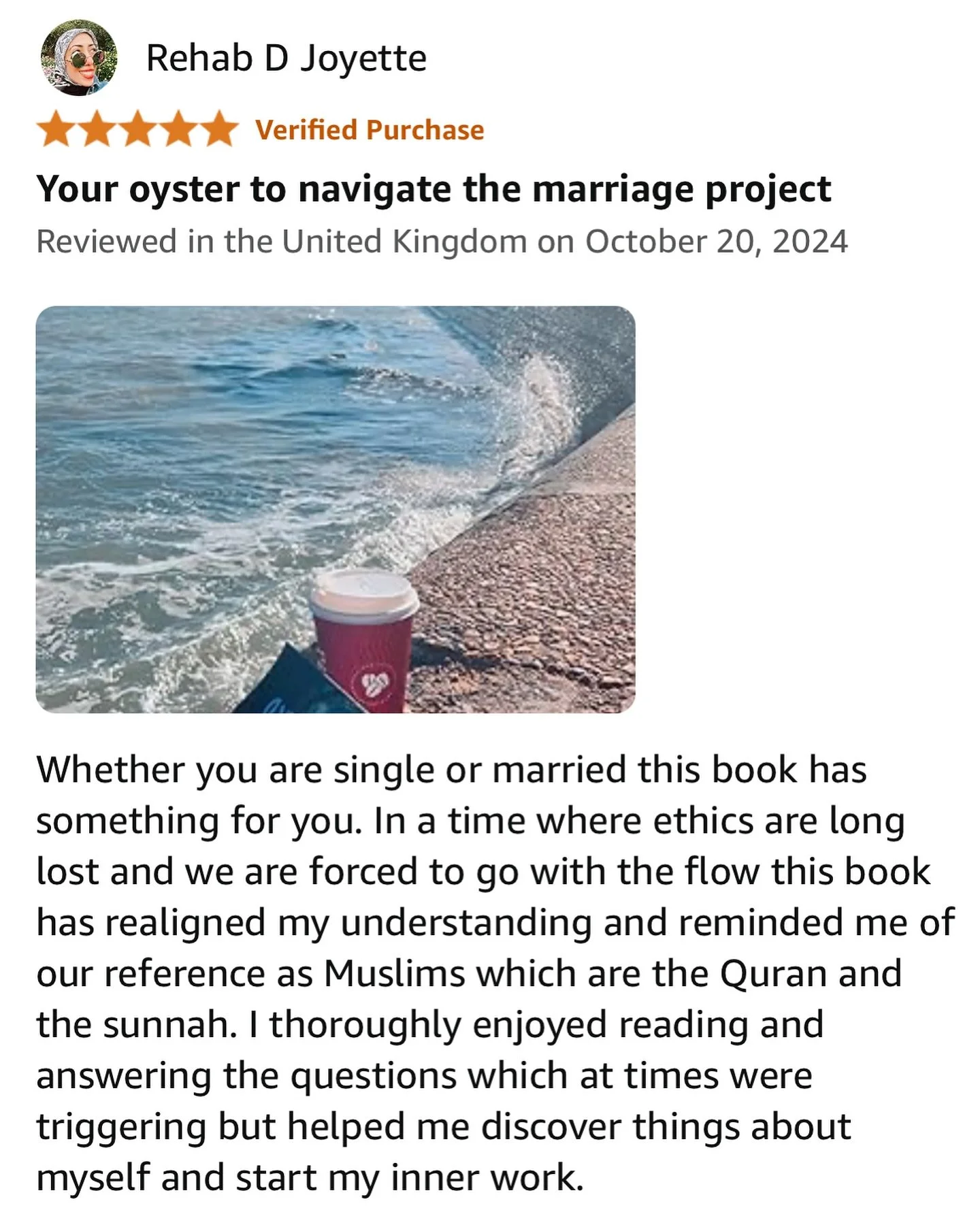Have you had the chance to go through the book? - thank you for taking the time to write a review @rehabdridijoyette