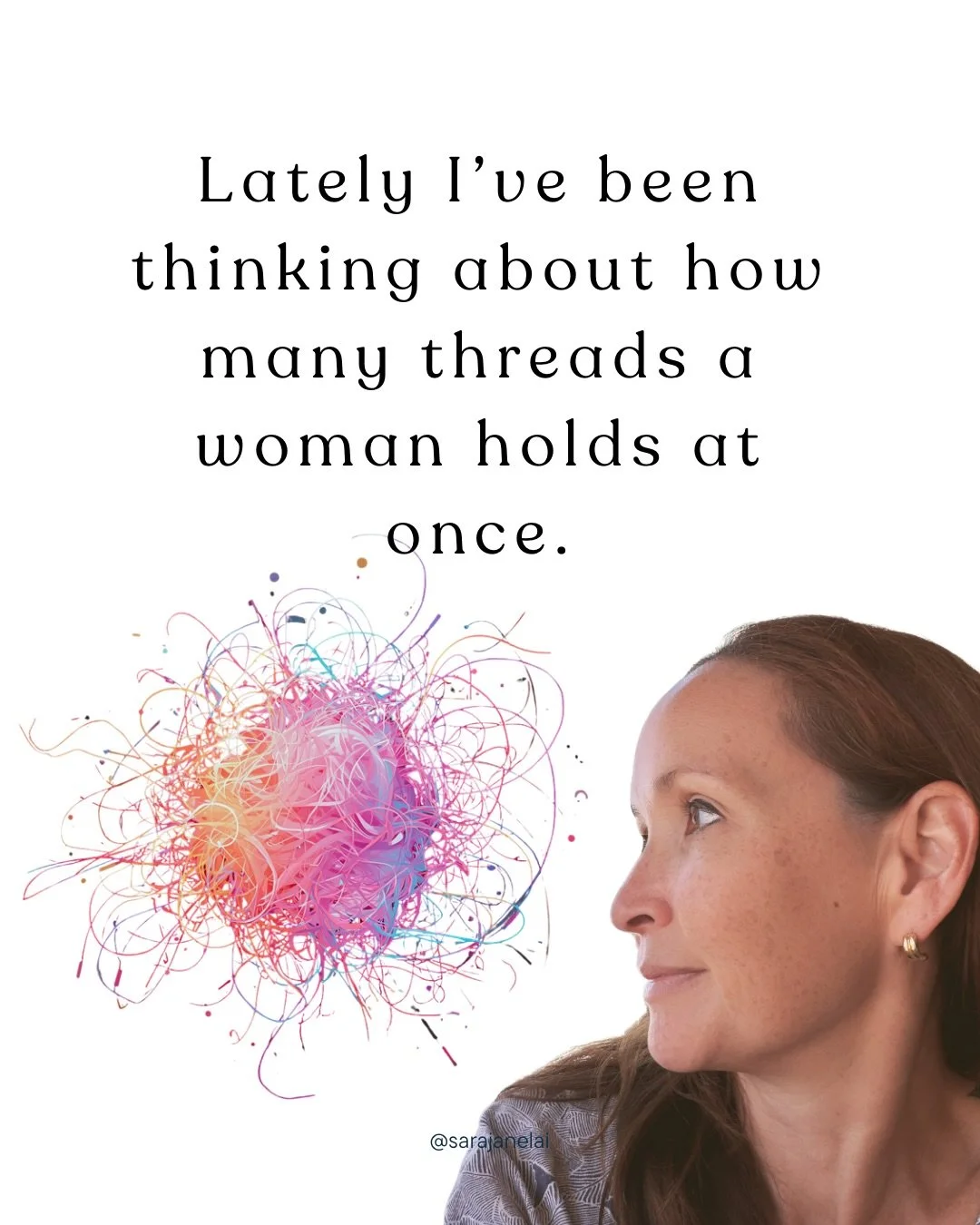 Lately, I&rsquo;ve been thinking about the many threads we hold as women, all at once.
Life. Work. Relationships. And that quieter thread underneath it all. The sense that something is shifting, and we&rsquo;re not entirely sure who we are anymore.

