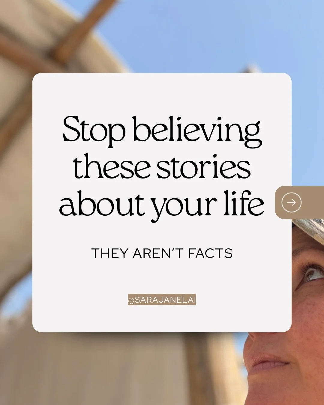 The stories we tell ourselves feel like facts sometimes&hellip;
&lsquo;I should be grateful for what I have.&rsquo; &lsquo;Now&rsquo;s not the right time.&rsquo; &lsquo;Good mothers don&rsquo;t rock the boat.&rsquo;

But here&rsquo;s what I know: the