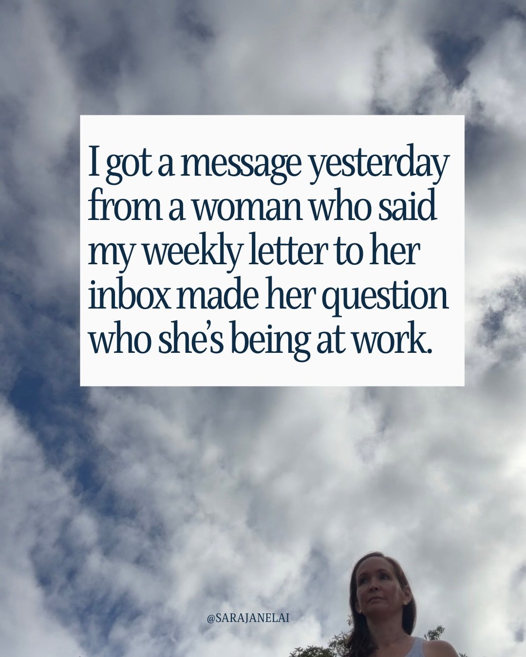 The real question underneath it all &hellip; Will they value, celebrate and love me when they see who I really am?
✨ Full story in this week&rsquo;s letter (DM me your email address &amp; I&rsquo;ll send it to you)
.
.
#innerknowing #trustyourself #a