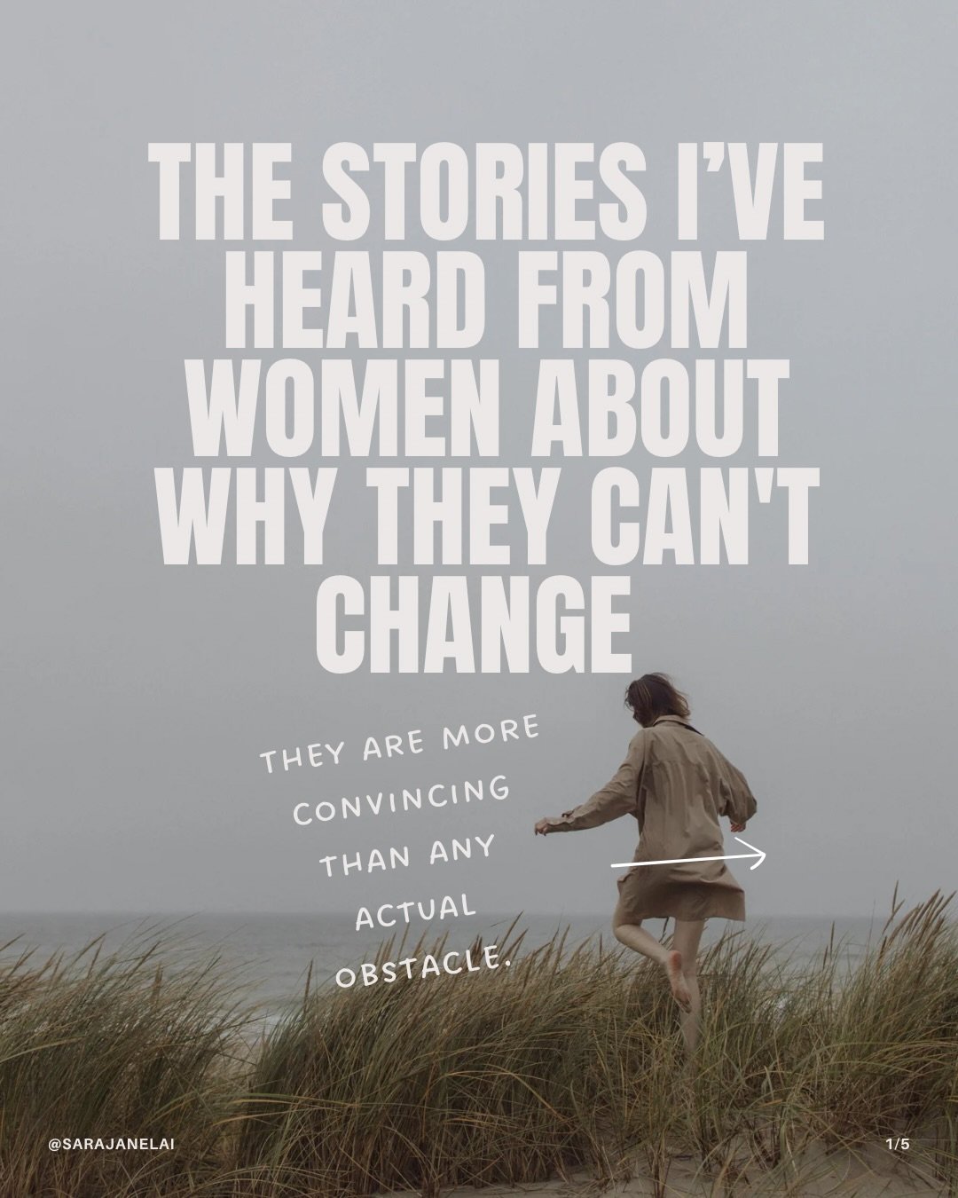 The women I work with don&rsquo;t stay stuck because of their circumstances. They stay stuck because of the stories those circumstances have convinced them are true.

And the stories are so convincing. So reasonable. So wrapped in love for everyone e