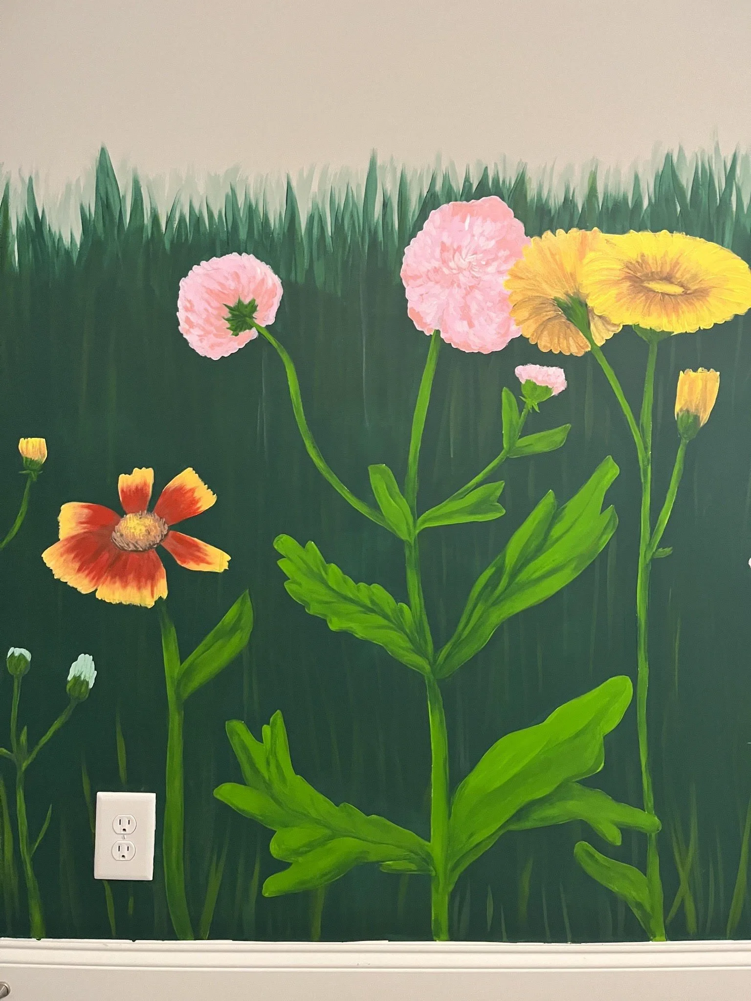Mural in nursery