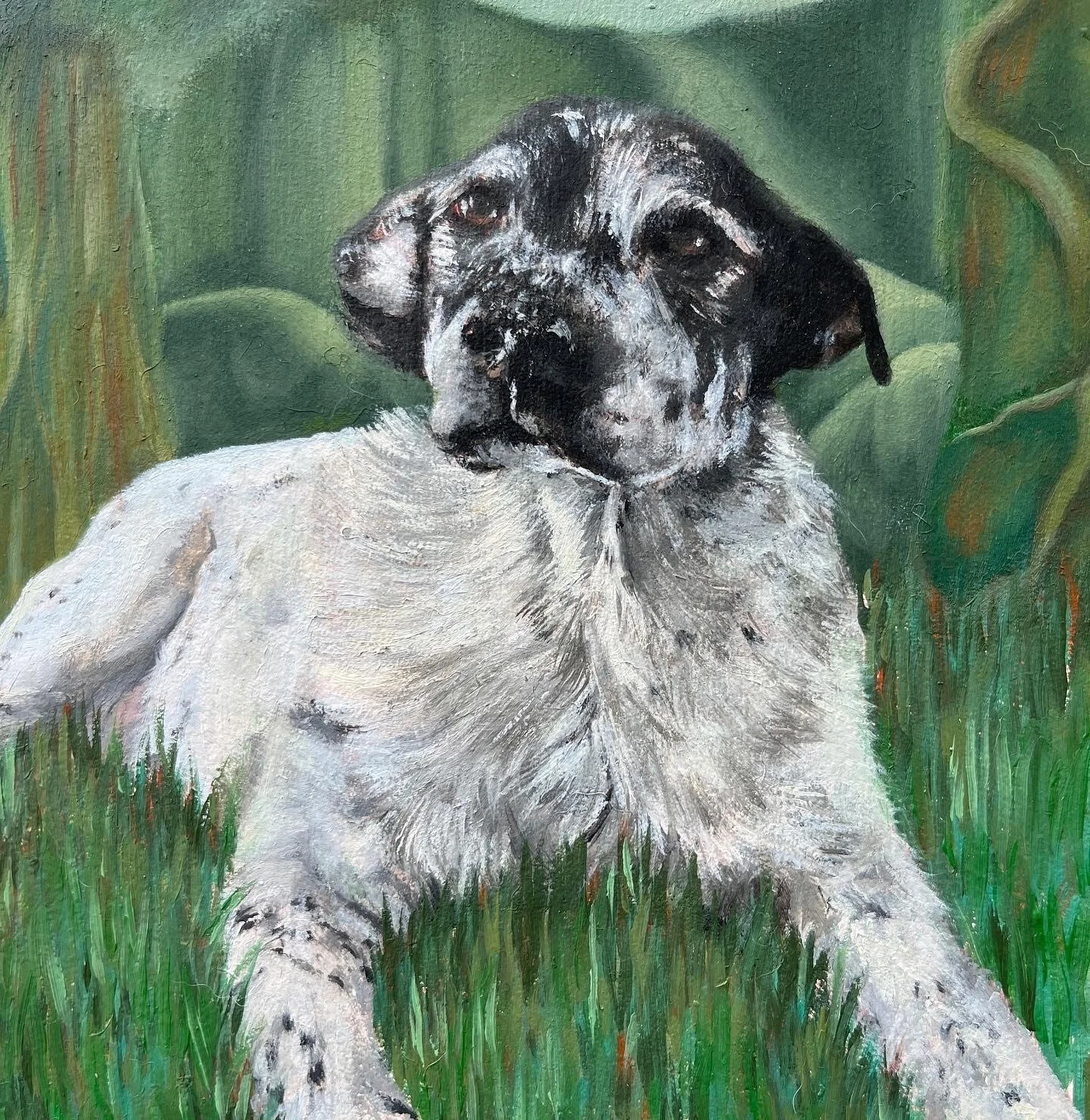 Cadence, Oils on wood panel