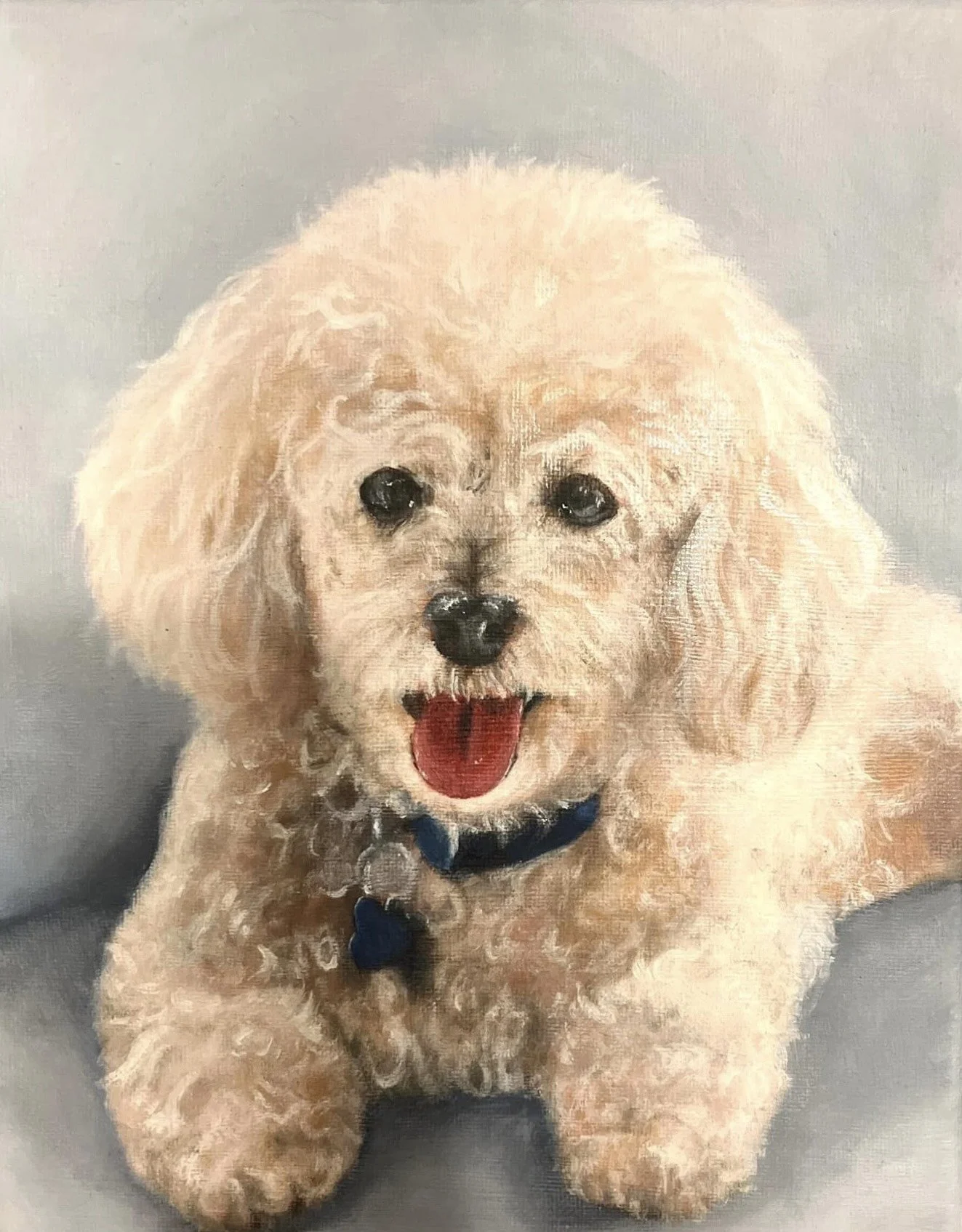 Trouble, Oils on canvas, 8 by 10, 2024