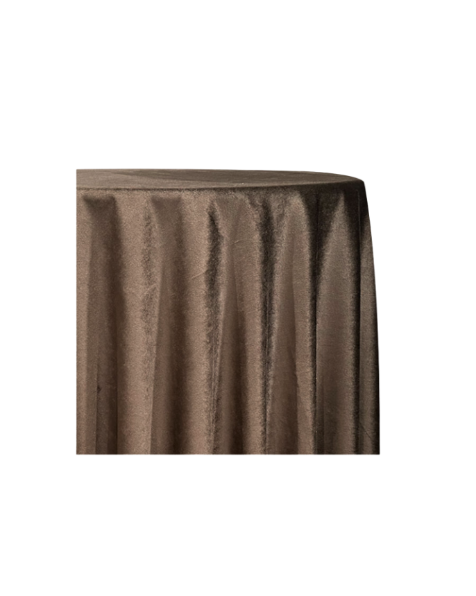 Chocolate Velvet Linen