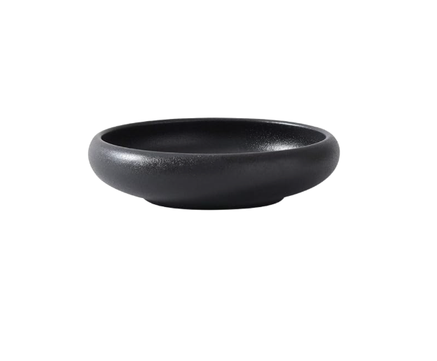 Black Edged Salad Bowl