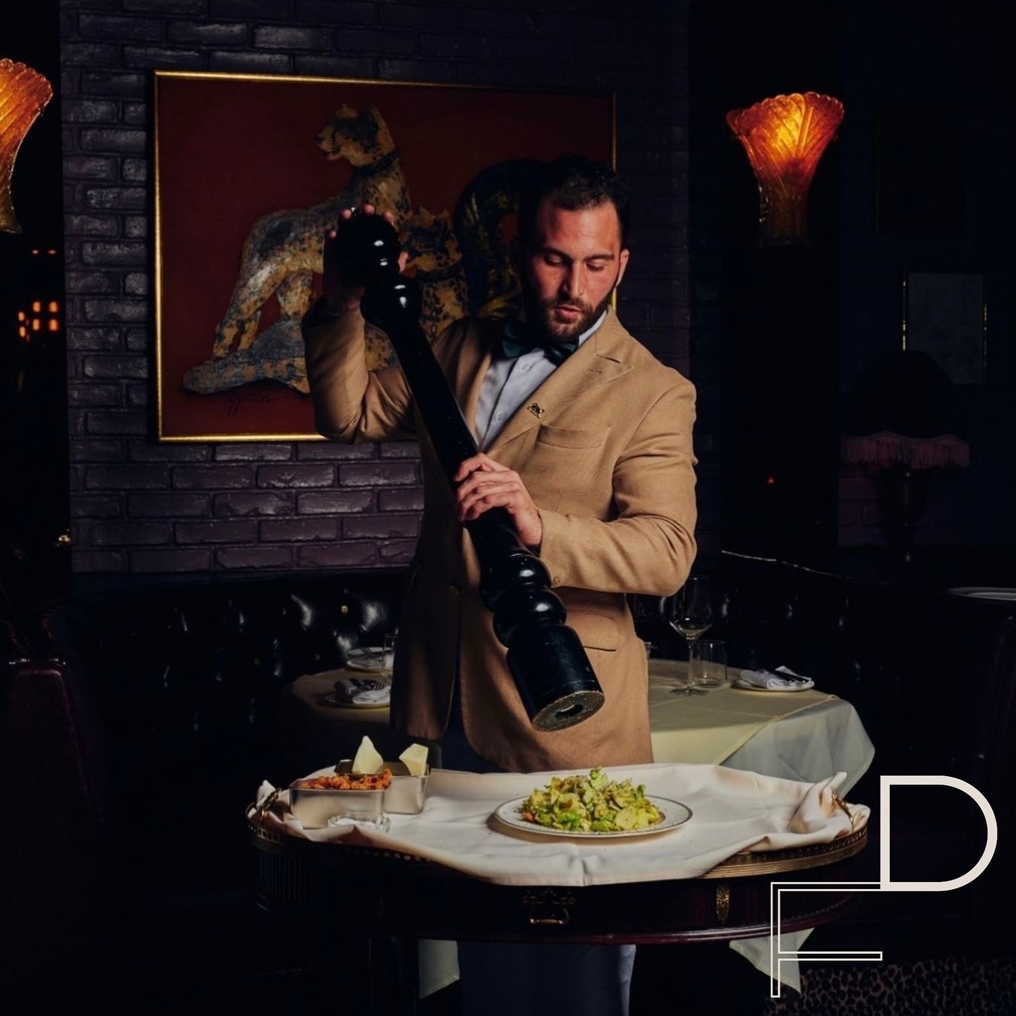 In addition to our interior services at DF Design, we specialize in creating bespoke uniforms that perfectly capture the essence of your restaurant&rsquo;s unique style. Inspired by old Hollywood and the Italian lifestyle, these uniforms add a touch 