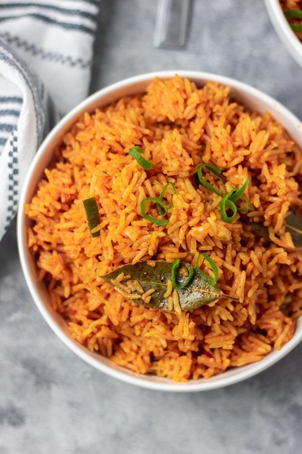 Coconut Jollof Rice