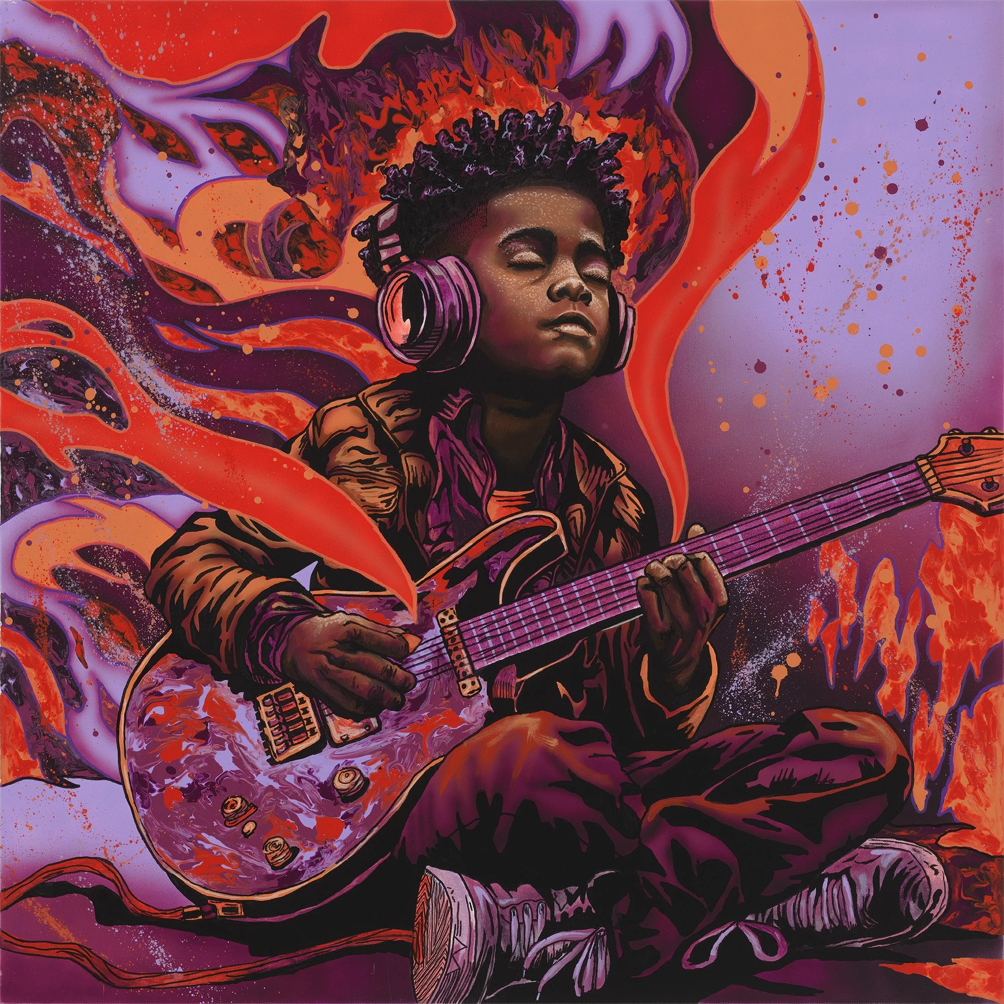 Voodoo Child - Signed Limited Edition Metallic Giclée