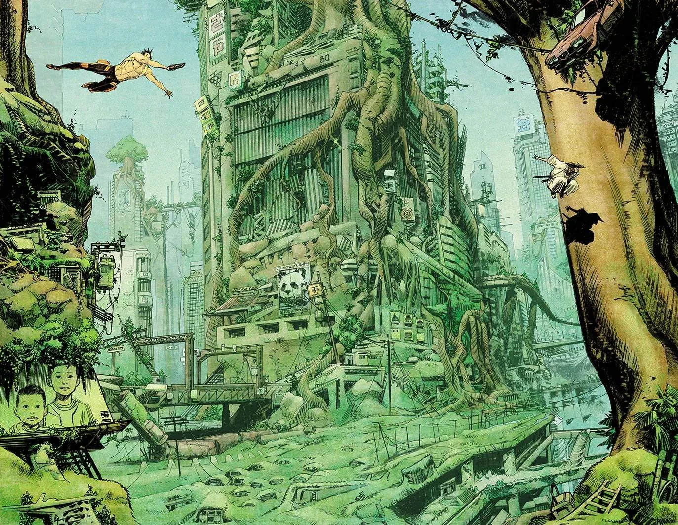 another panel from Rick Remender's 'Tokyo Ghost' graphic novel