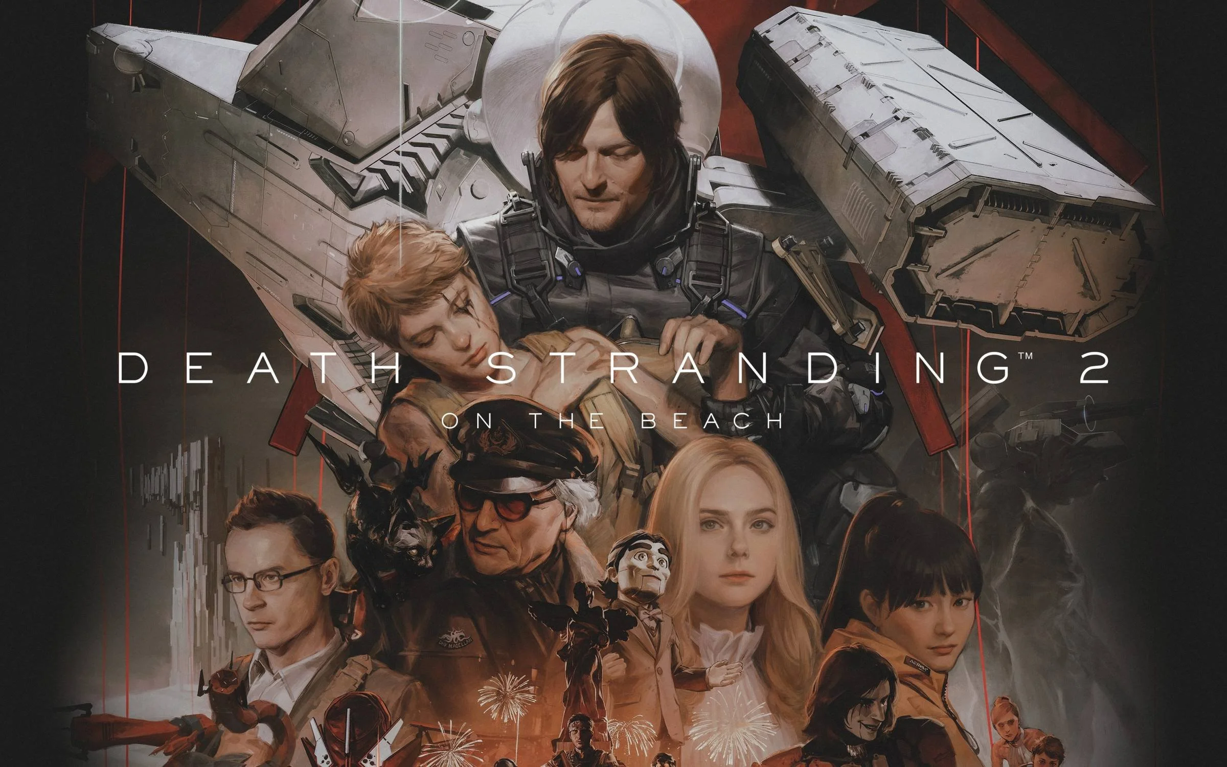 key art from Hideo Kojima's 'Death Stranding 2: On The Beach'