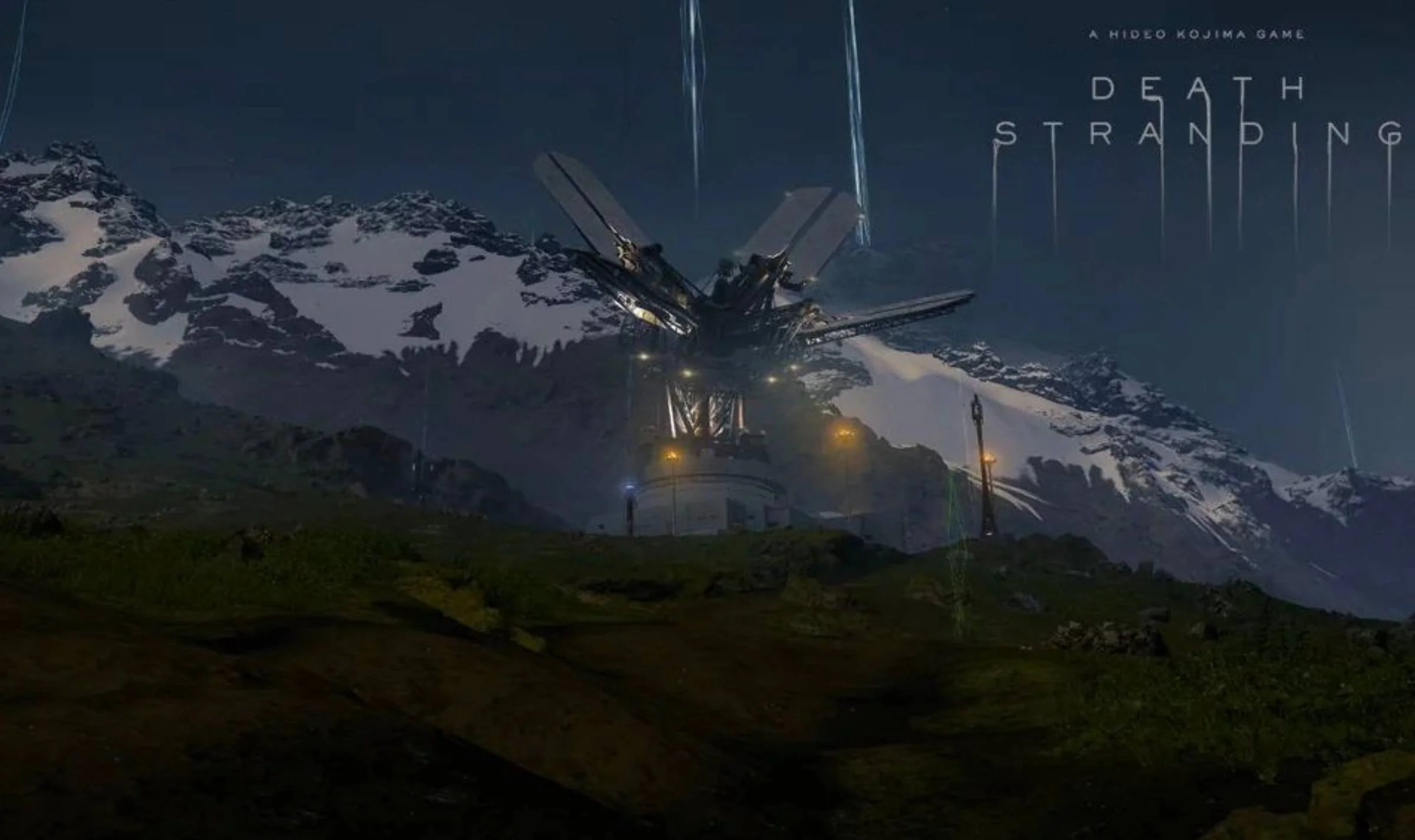 environmental in game image from Hideo Kojima's 'Death Stranding'