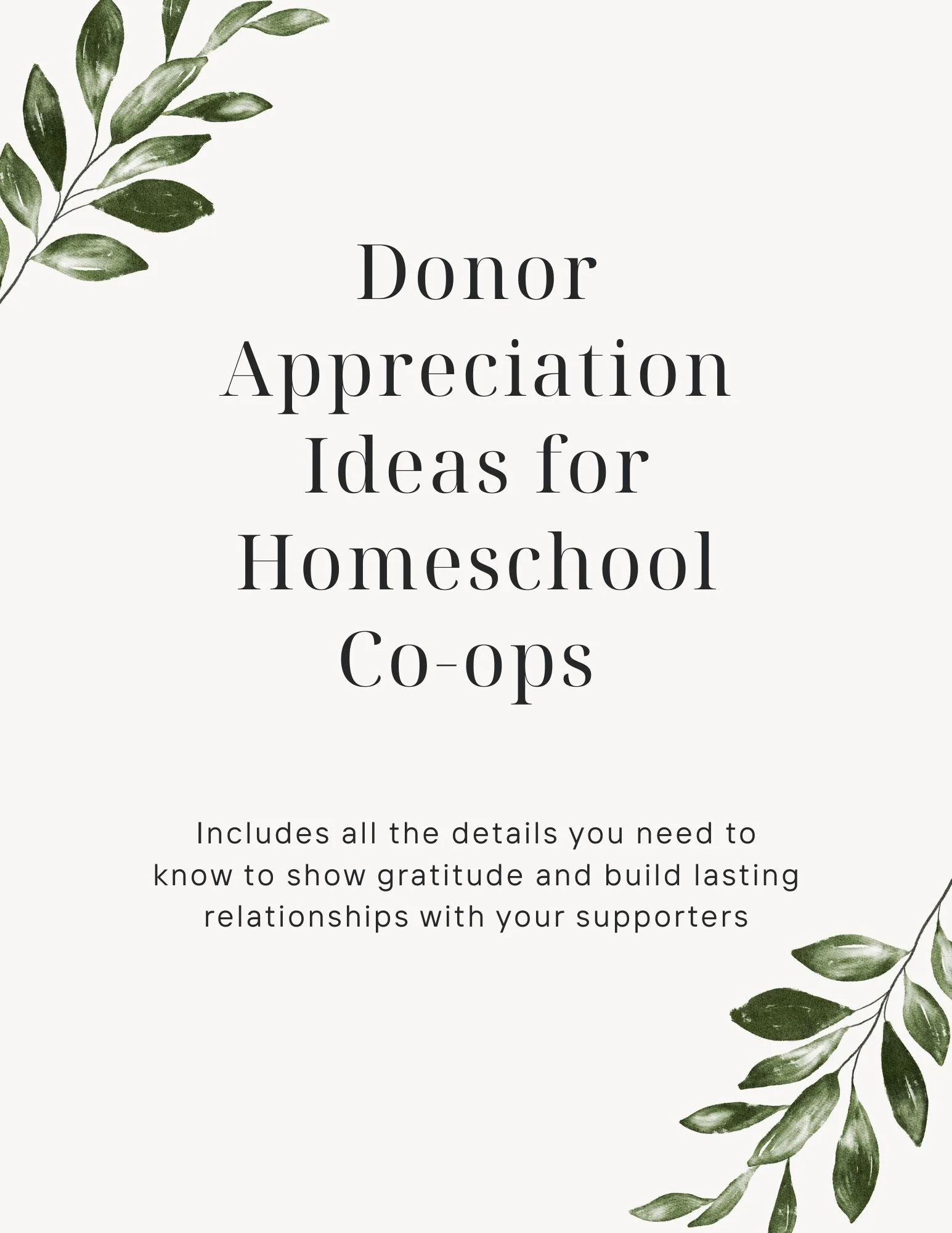 Creative Donor Appreciation Event Ideas for Homeschool Co-ops