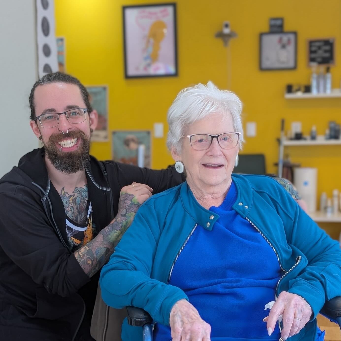 This is why I love my job. Seeing family and friends light up the day with their smiles.