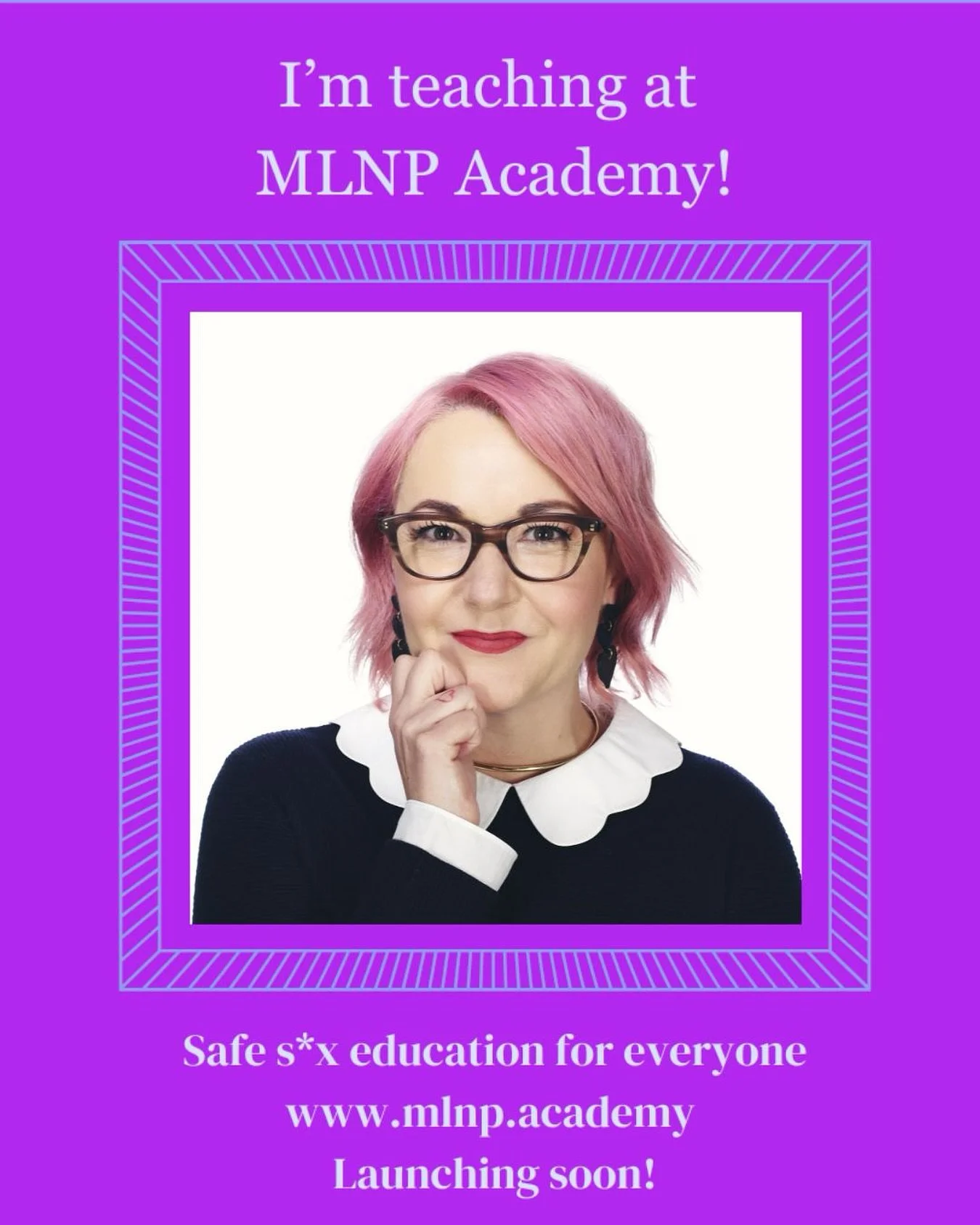 I&rsquo;m BEYOND excited to announce I&rsquo;ll be teaching with @makelovenotporn&rsquo;s newest addition: @mlnpacademy!

If most teens are learning from mainstream p*rn (which tends to be unrealistic) we need to give them something better.

And with