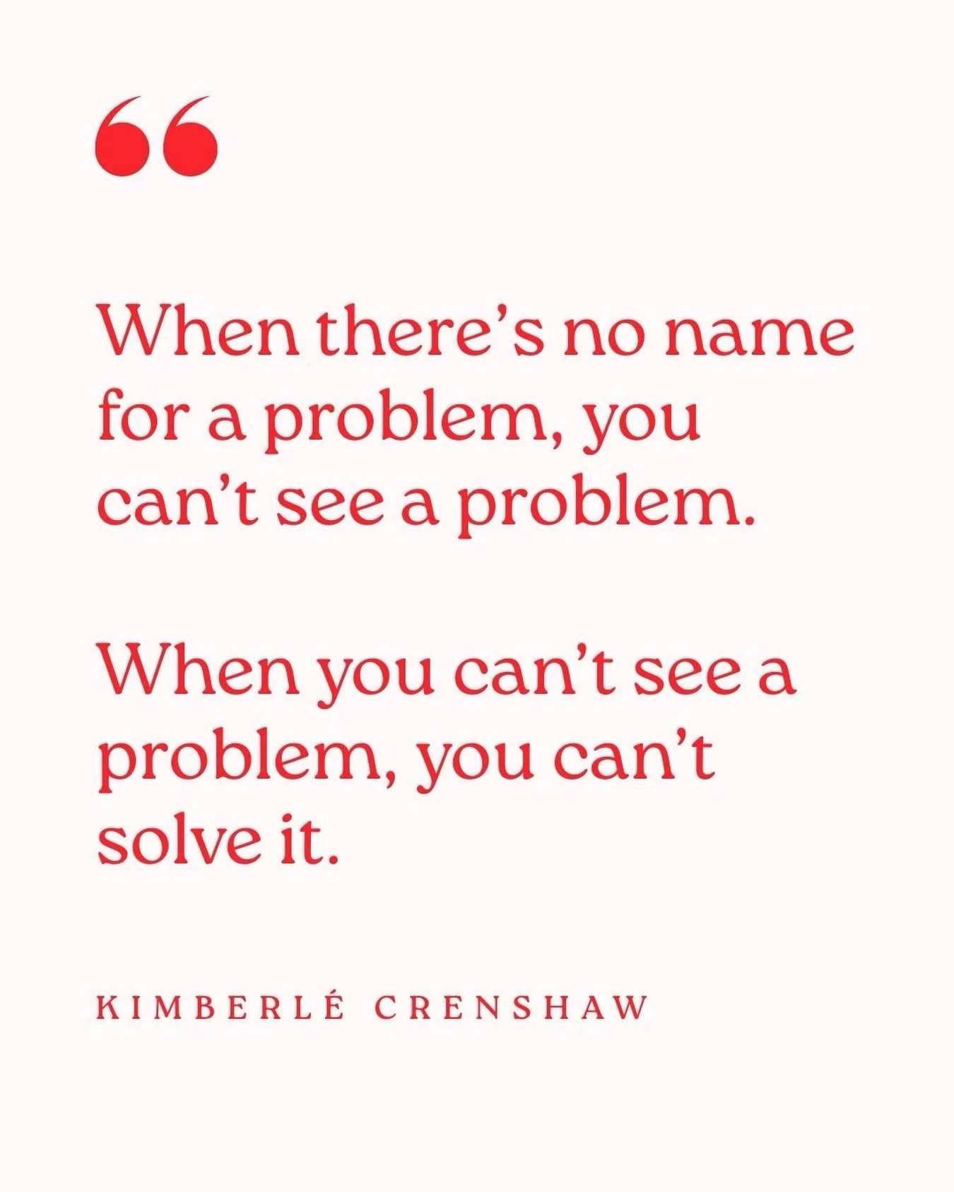 I watched @kimberlecrenshaw&rsquo;s TED Talk on intersectionality recently and cannot get this quote out of my head.

With all the Epstein evidence coming to light, I keep wondering:

How much of the denial is the fear that once we name the harm, we 