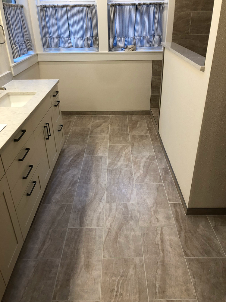 Tile floors Gig Harbor area crafted by 7 Lamps Construction (Gig Harbor). www.7lamps.com