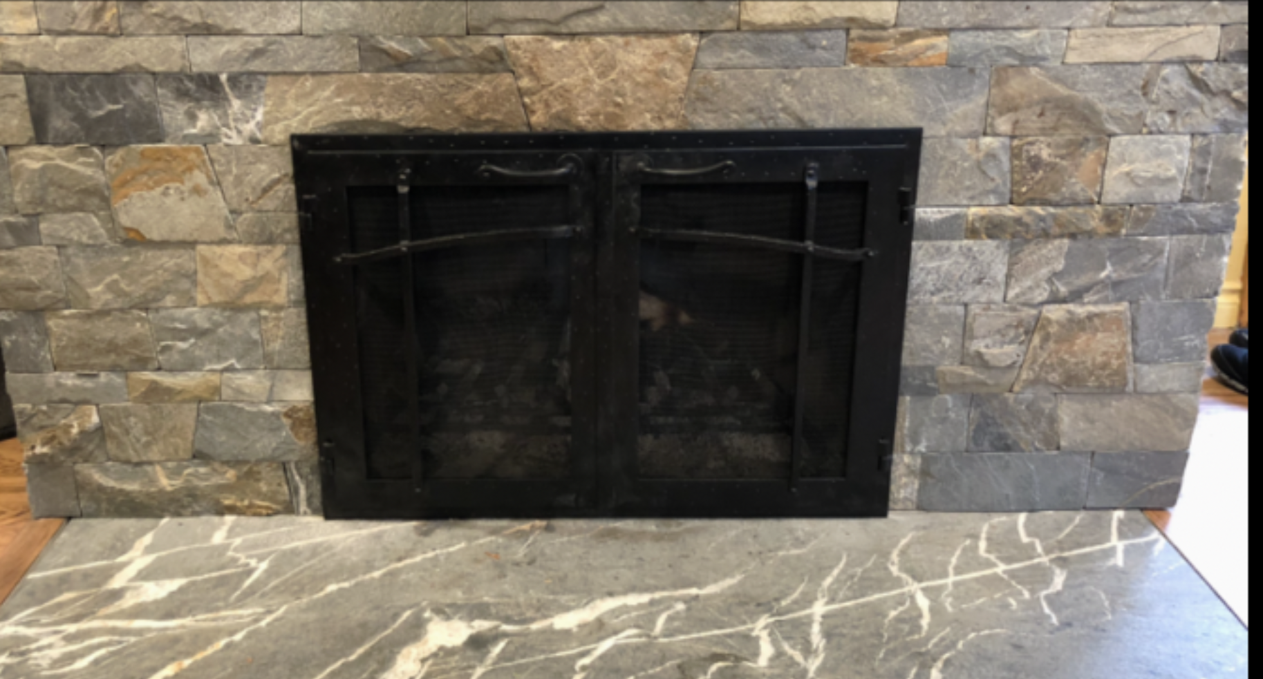 Fireplace remodel in Tacoma area crafted by 7 Lamps Construction (Gig Harbor). www.7lamps.com
