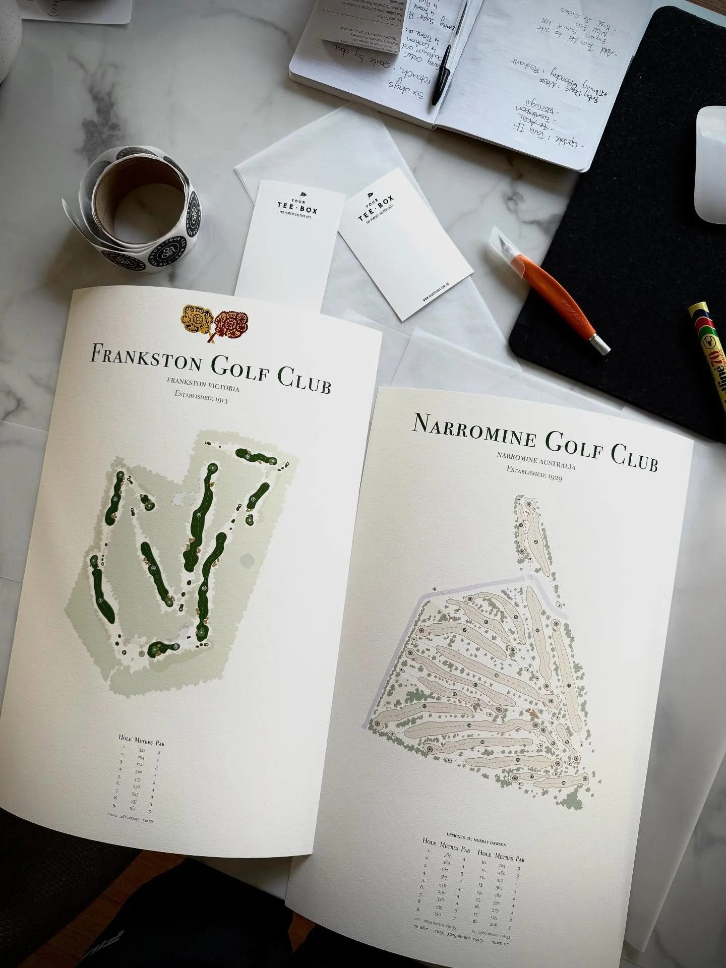 Another two custom orders done and ready for delivery. 🙌🏼⛳️