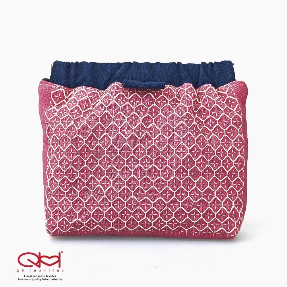 Sugi Zashi SASHIKO POUCH KIT by QH Textiles