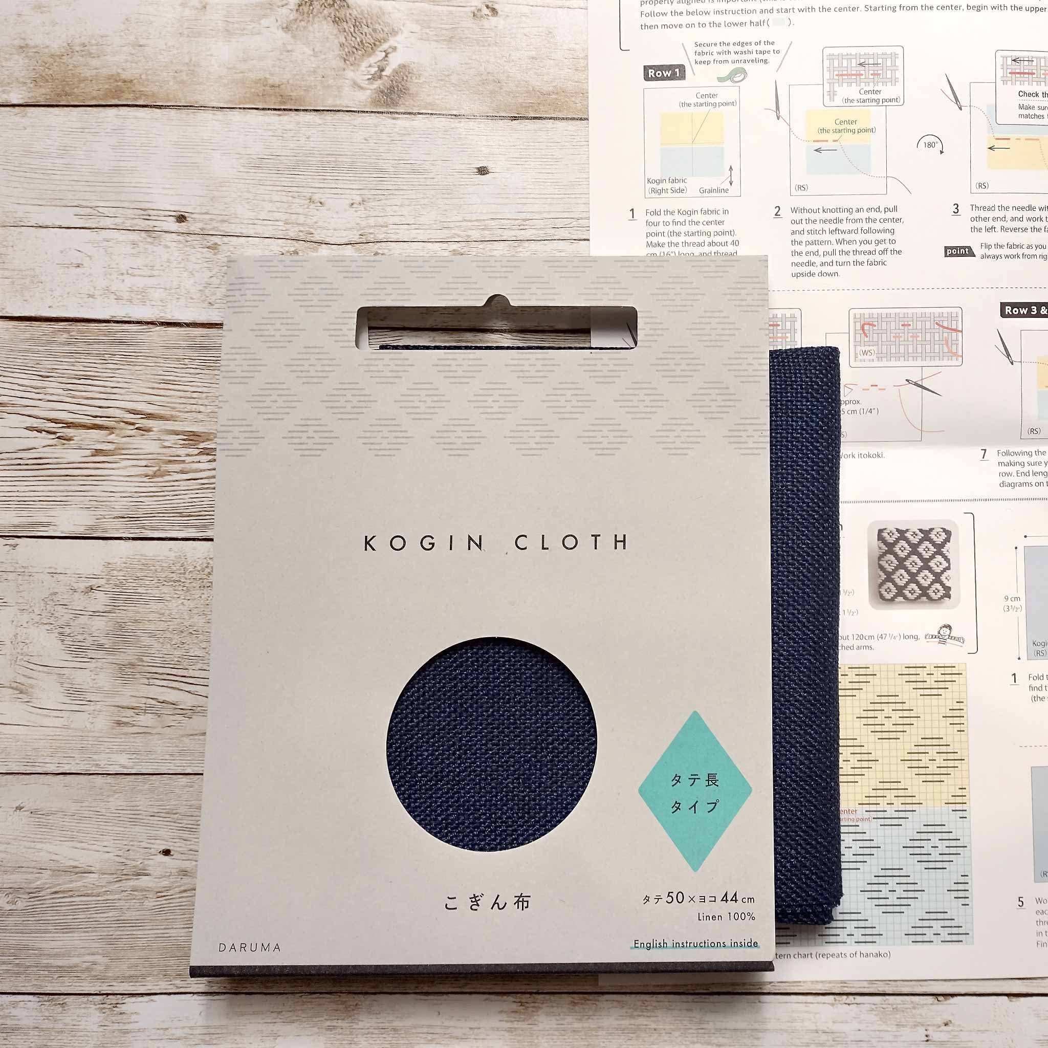 Daruma Kogin Fabric Linen