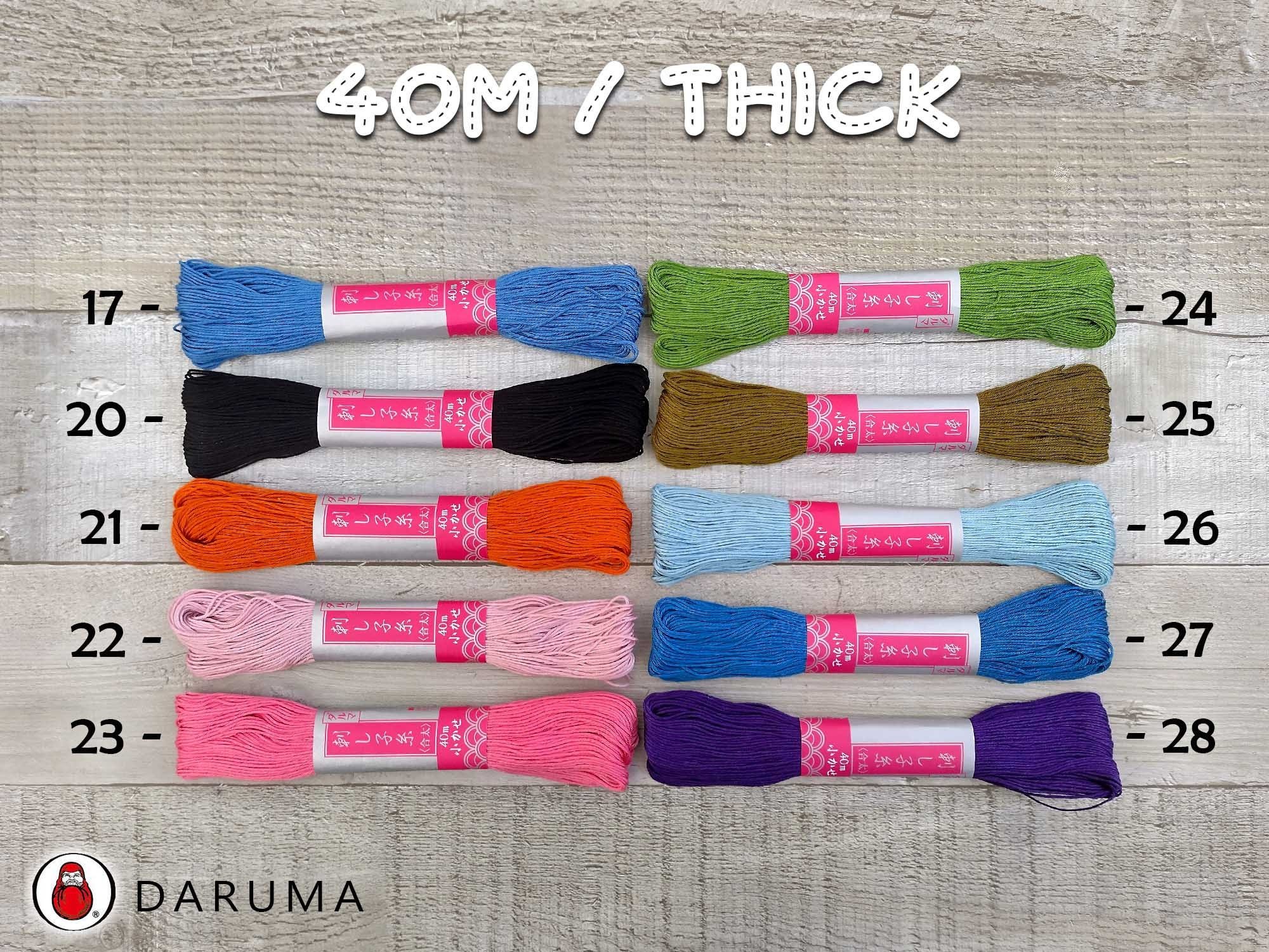 Daruma Sashiko Thick Thread 6 Strands