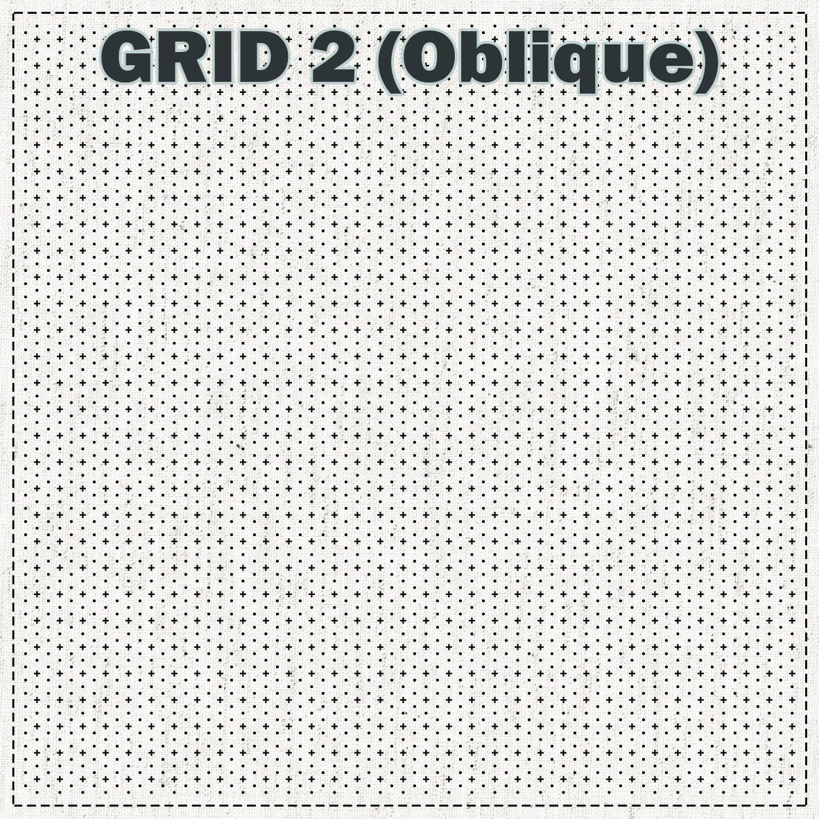 Grid Pre-Printed Wash-Away Sashiko Fabric