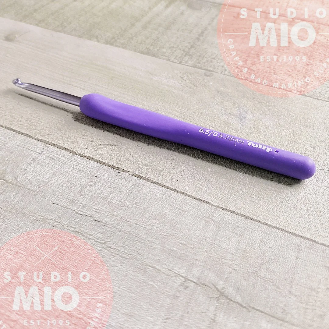 Tulip Crochet Hook,  ETIMO Murasaki, Ergonomic Soft Grip