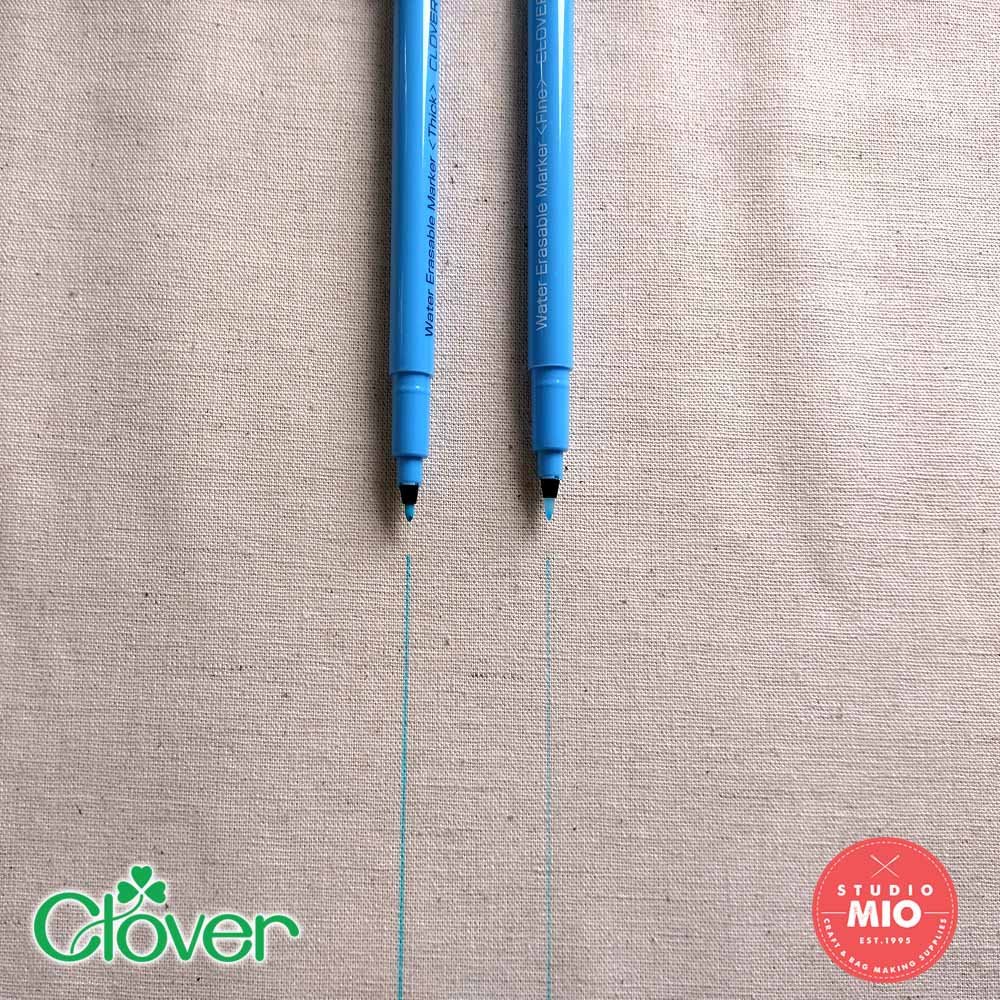 Clover Water Erasable Marker (Fine & Thick) Disappear with Water