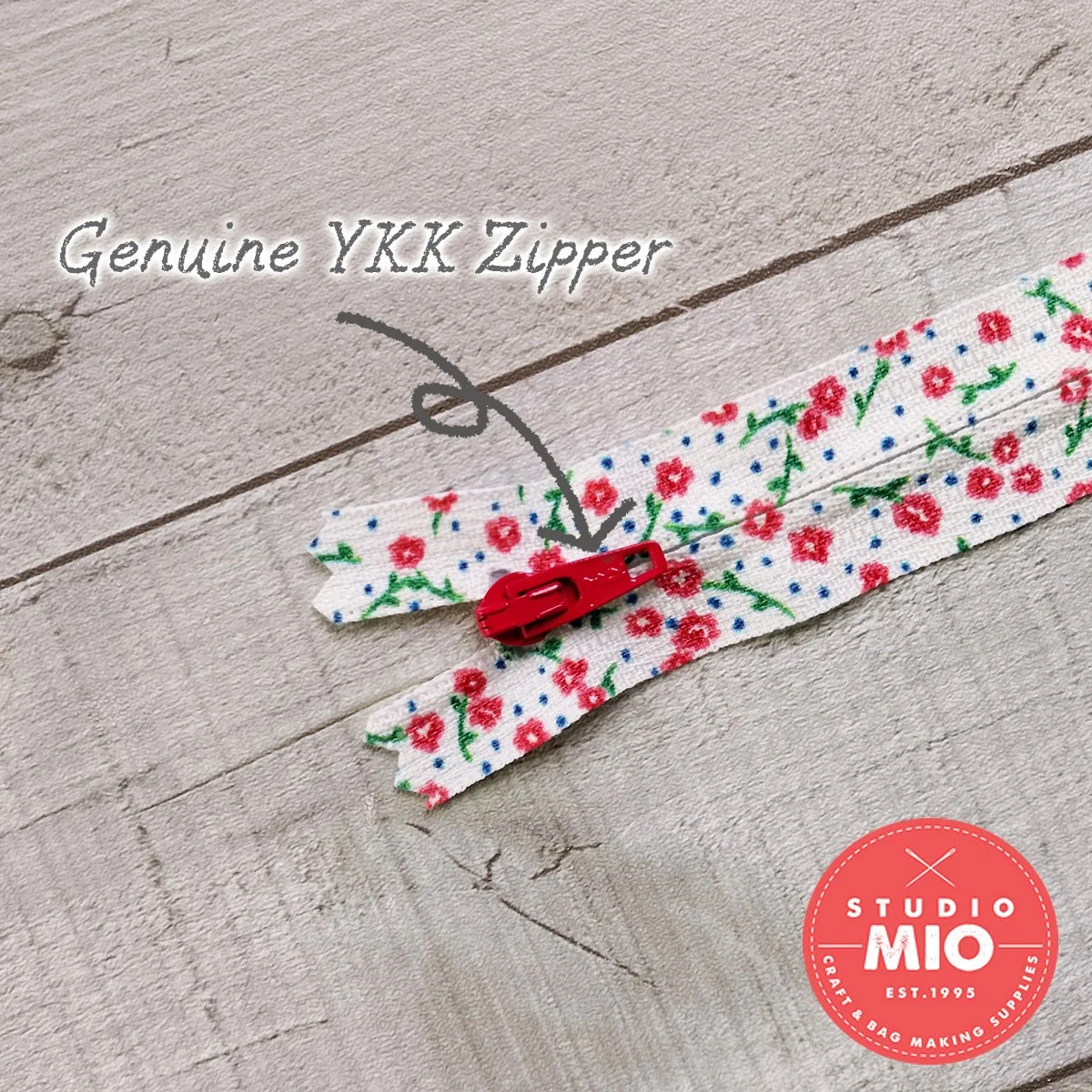 Genuine YKK Printed Zipper 30cm