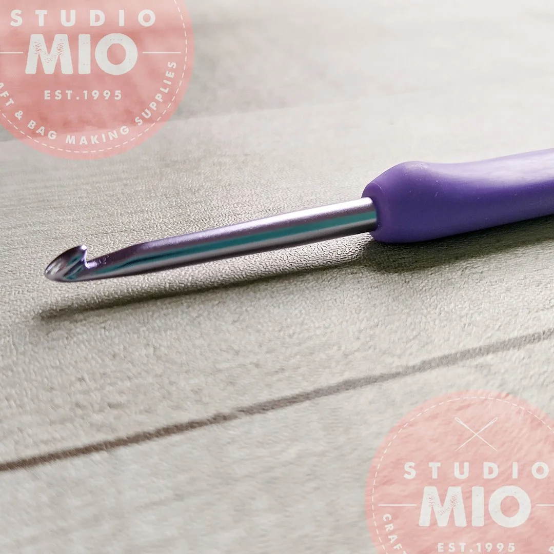Tulip Crochet Hook,  ETIMO Murasaki, Ergonomic Soft Grip