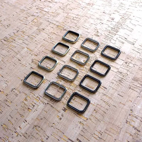 20mm (10pcs) Rectangle Ring Available in 4 Colours — STUDIO MIO Bag ...