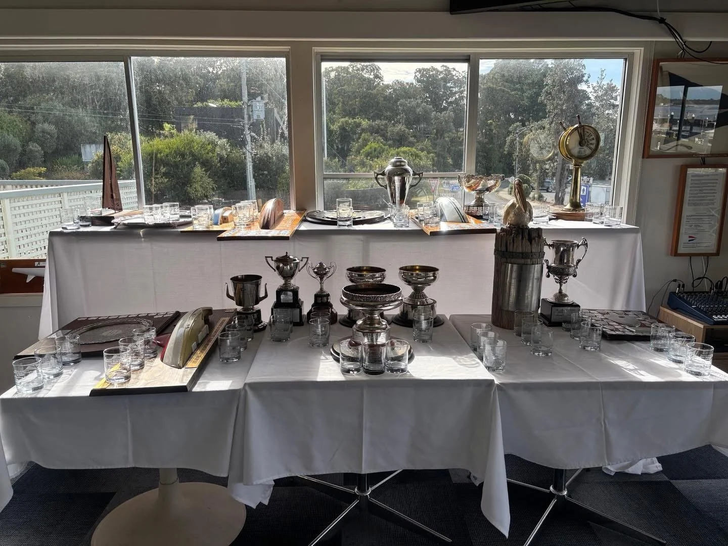 Tarakona, owned by Hugh Howard, was awarded the JC Bull Memorial Trophy during Metung Yacht Club’s trophy presentation dinner on Saturday, but wasn’t represented at the event. 
Photo, James Farrell