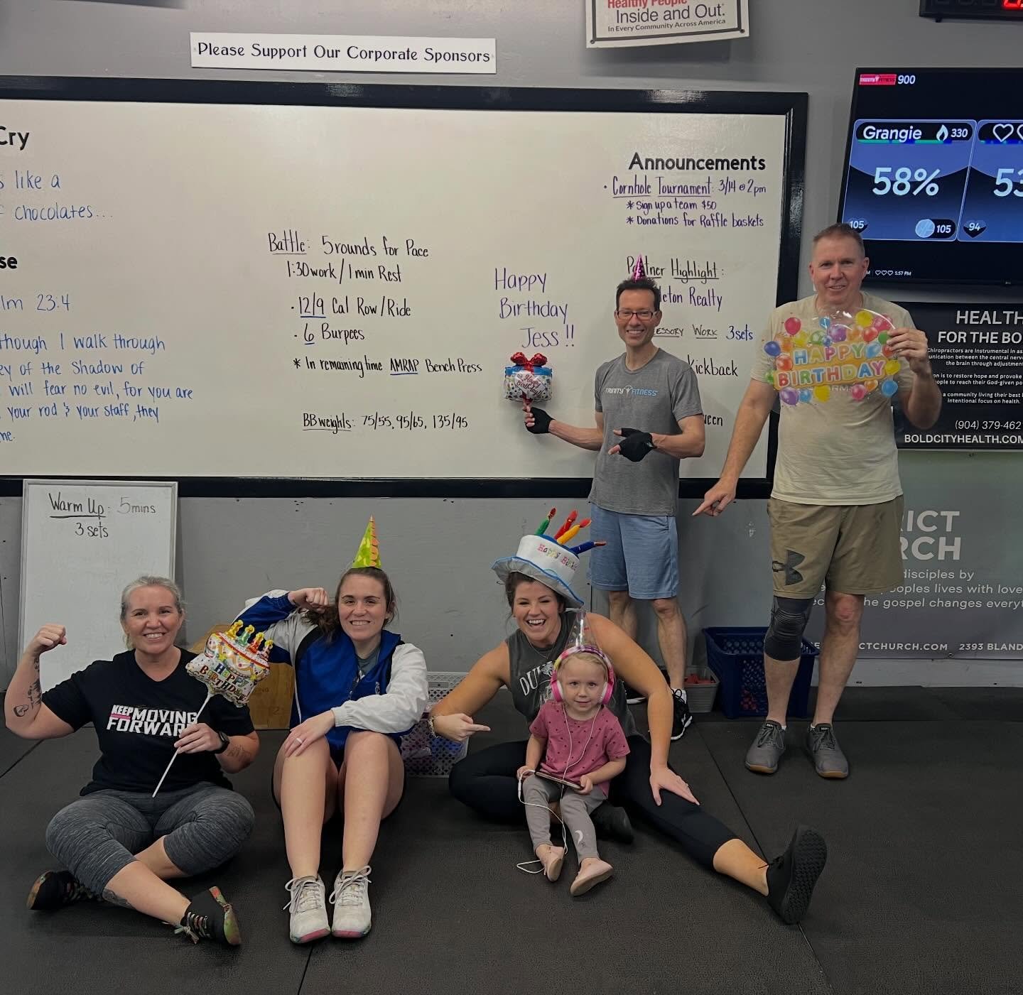 Tuesday evening warriors battled hard for pace! They were encouraged to let God change their perspective when life is tough! #happybirthdayjess