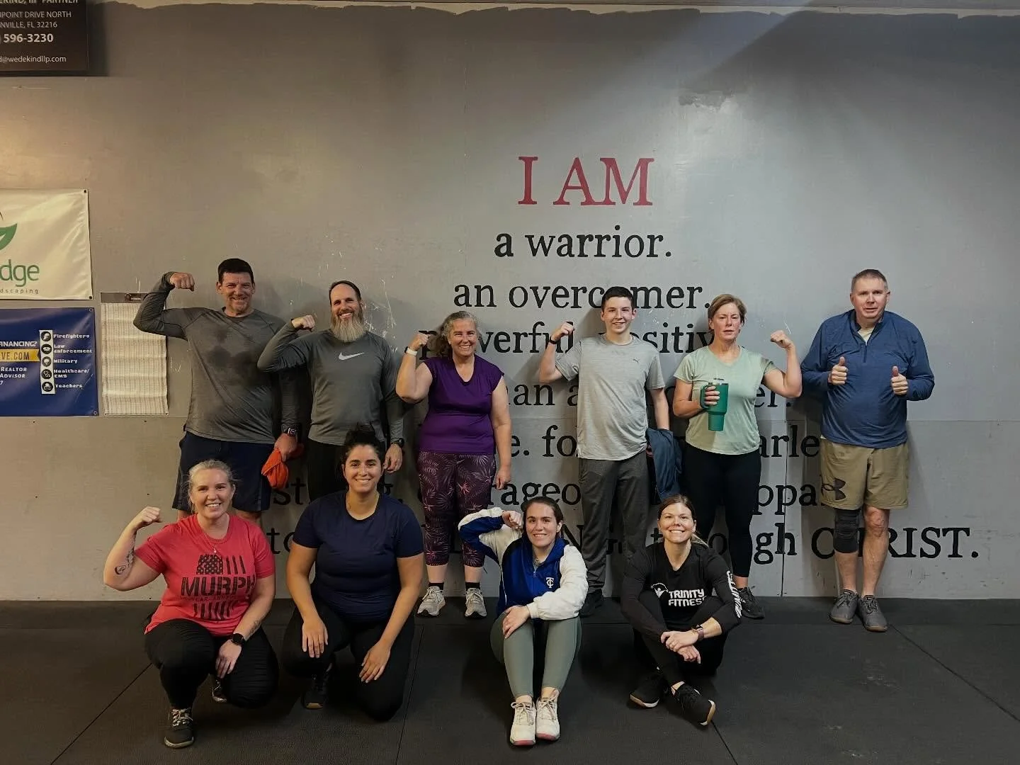 Monday night showed up for lunges, front squats, and lots of cardio.  They were challenged to find the present of his presence Jer 29:13