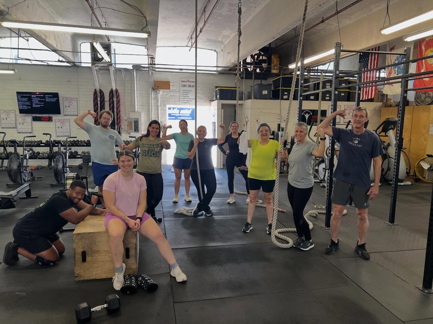 9am started the week off with a great workout! They were challenged to get to know Jesus, and hold fast to their convictions.