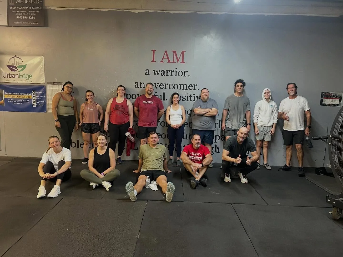 5:30am warriors rocked a tough workout and were challenged to follow Jesus&rsquo;s example as he washed the disciples feet.