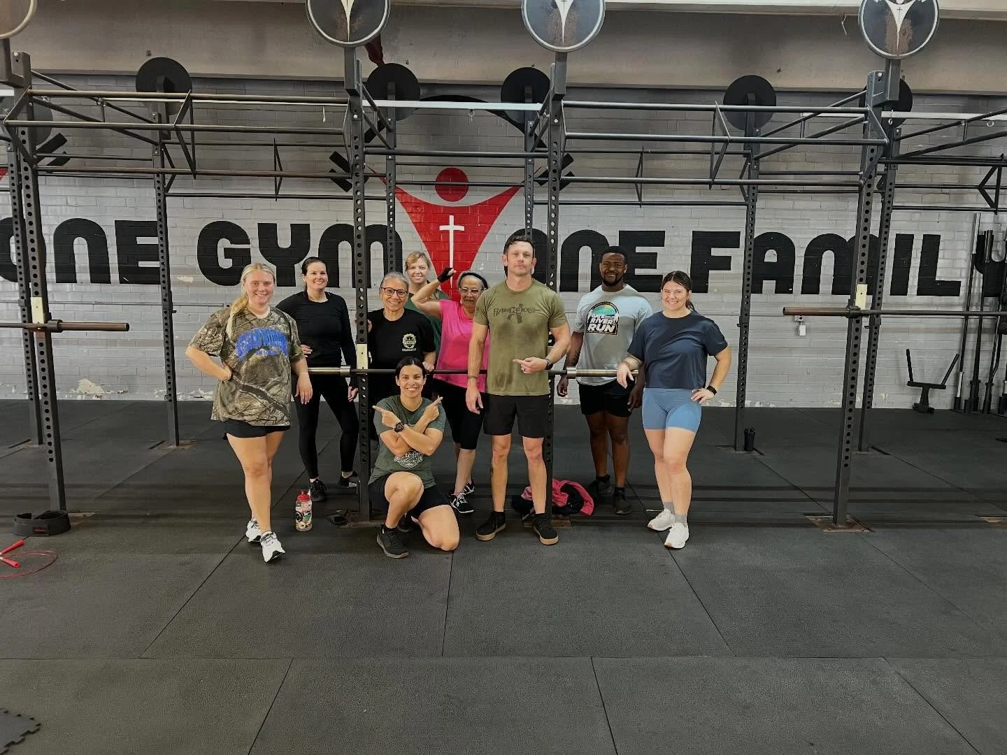 9 am was challenged to let go of the expectations we put on prayers, and trust God. They crushed back squats and today&rsquo;s battle of dead lifts, SDHP&rsquo;s, front squats and DU/SU&rsquo;s! Have a great week! #trinityfitnessriverside #faithandfi
