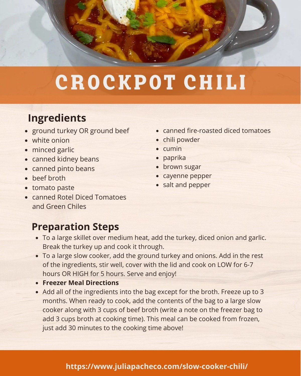 🍽️ WEEKLY RECIPE SPOTLIGHT 🍽️

This week&rsquo;s go-to: Crockpot Chili 🌶️🔥

Hearty, filling, and packed with protein &mdash; this is the perfect set-it-and-forget-it meal for a busy week. Just throw everything in the crockpot, let the flavors bui