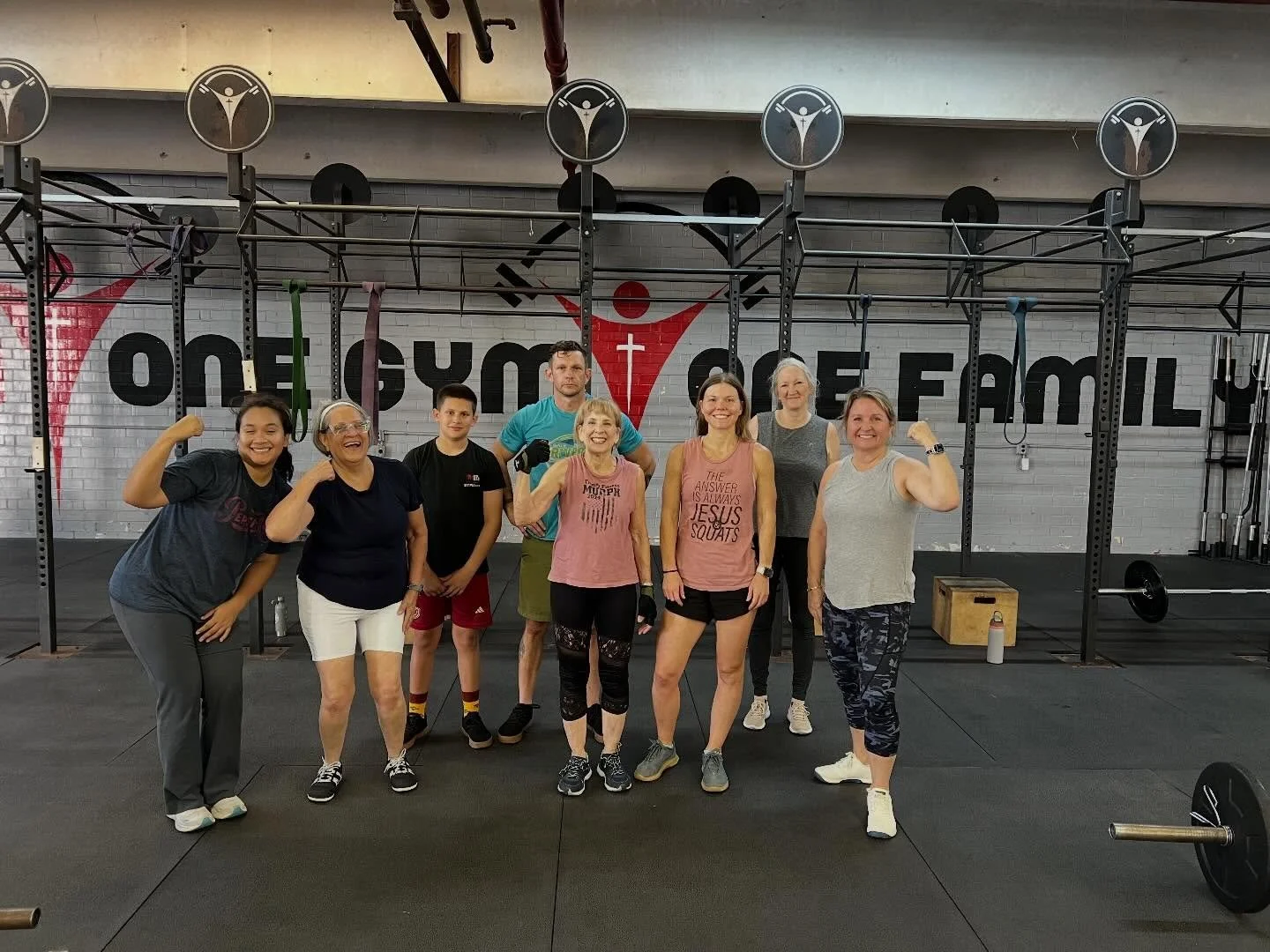 9 AM was encouraged that nothing is too small for our big God. He can use us in so many ways, so be ready! They did a great job on this morning&lsquo;s EMOM and a tough battle.