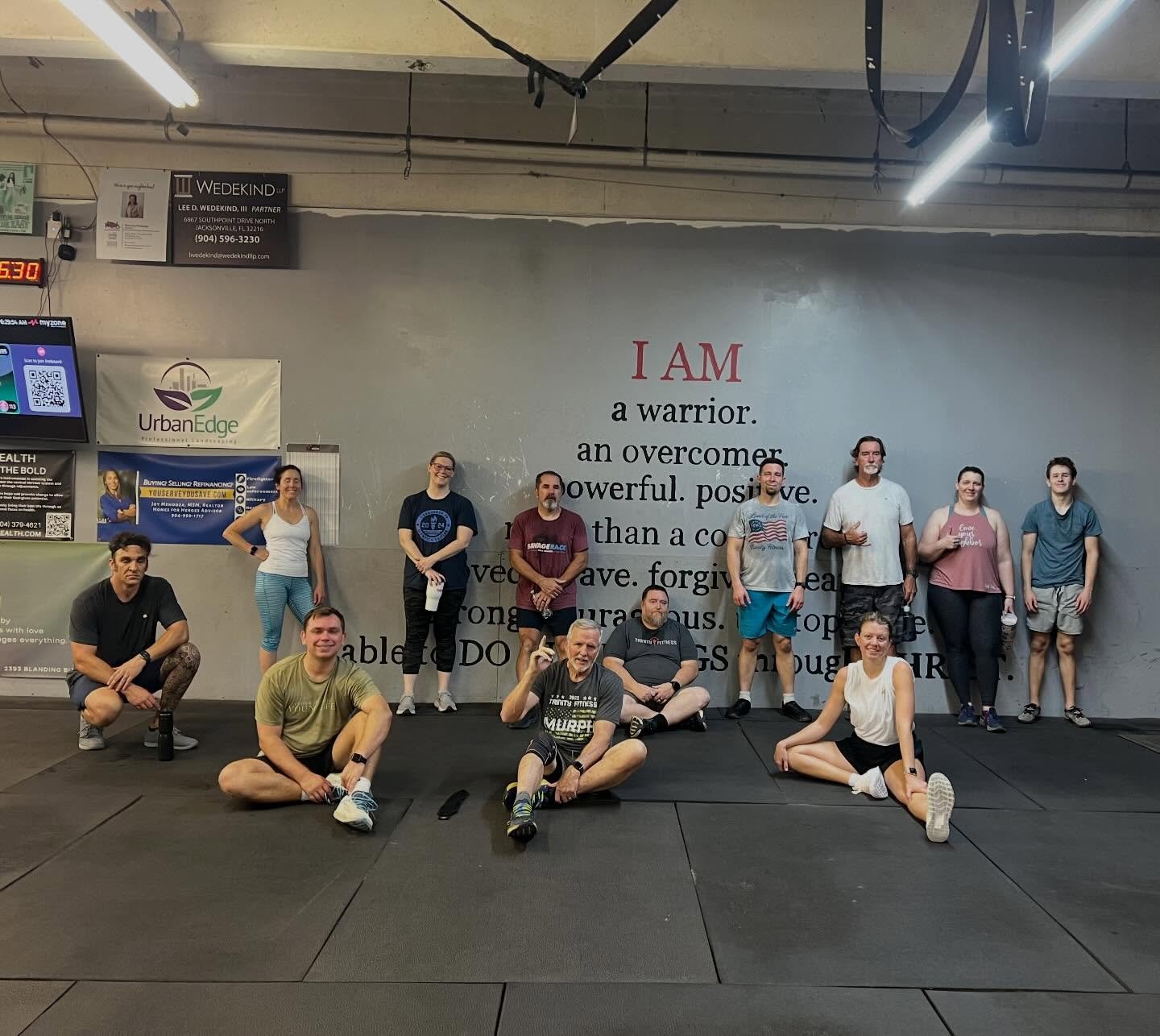 Wednesday warrior showed up for Romania deadlifts! We fought through a tough battle and were reminded that like a tree were growing in both directions at the same time. Job 14:8&ndash;9.